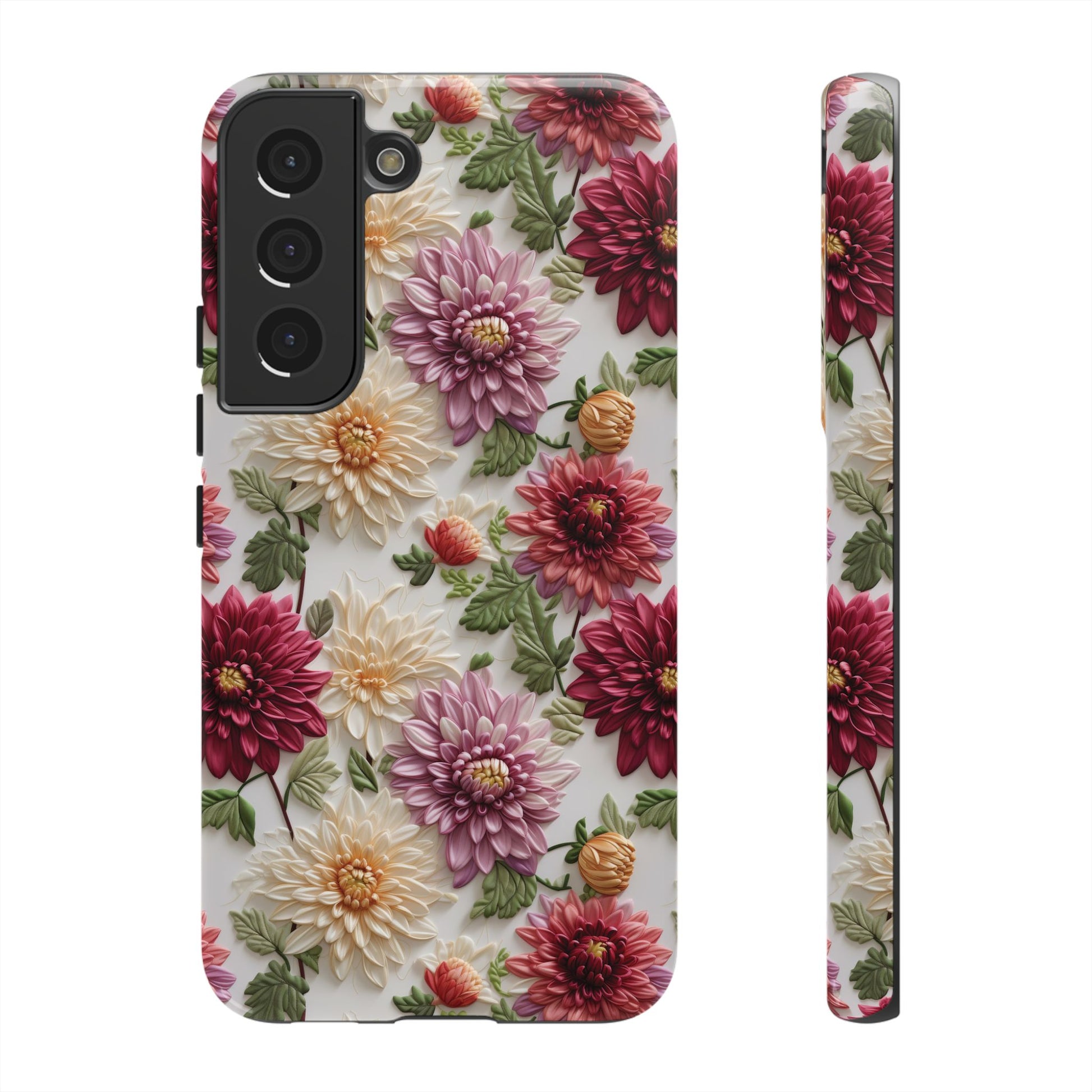 Floral Fall Phone Case for iPhone 16 pro15 14 13 12  21 23 Samsung, and Pixel | Stylish Protective Cover Gift for Her Perfect for Floral Lover