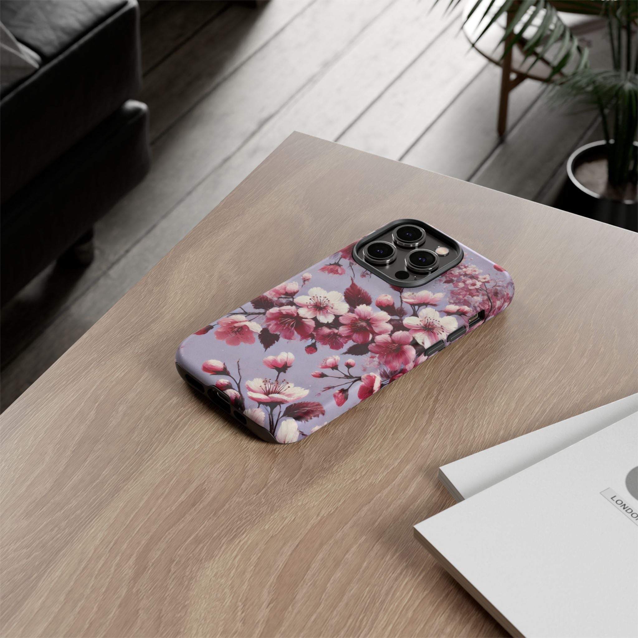 Lavender Floral Phone Case | Fall-Inspired Protective Cover for iPhone, Samsung & Pixel – Perfect Gift for Her
