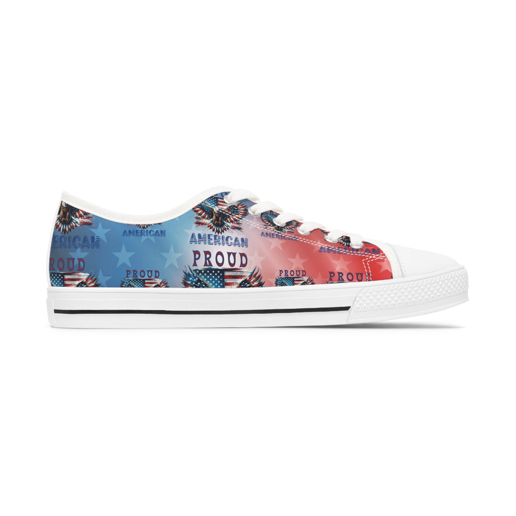 Patriotic American Flag and Eagle Sneakers Step Out in Style with Stunning USA Symbol! Perfect for Everyday Wear and Proud Americans. Durable, High-Quality Footwear Everyday Activities - MRSBYVALLE