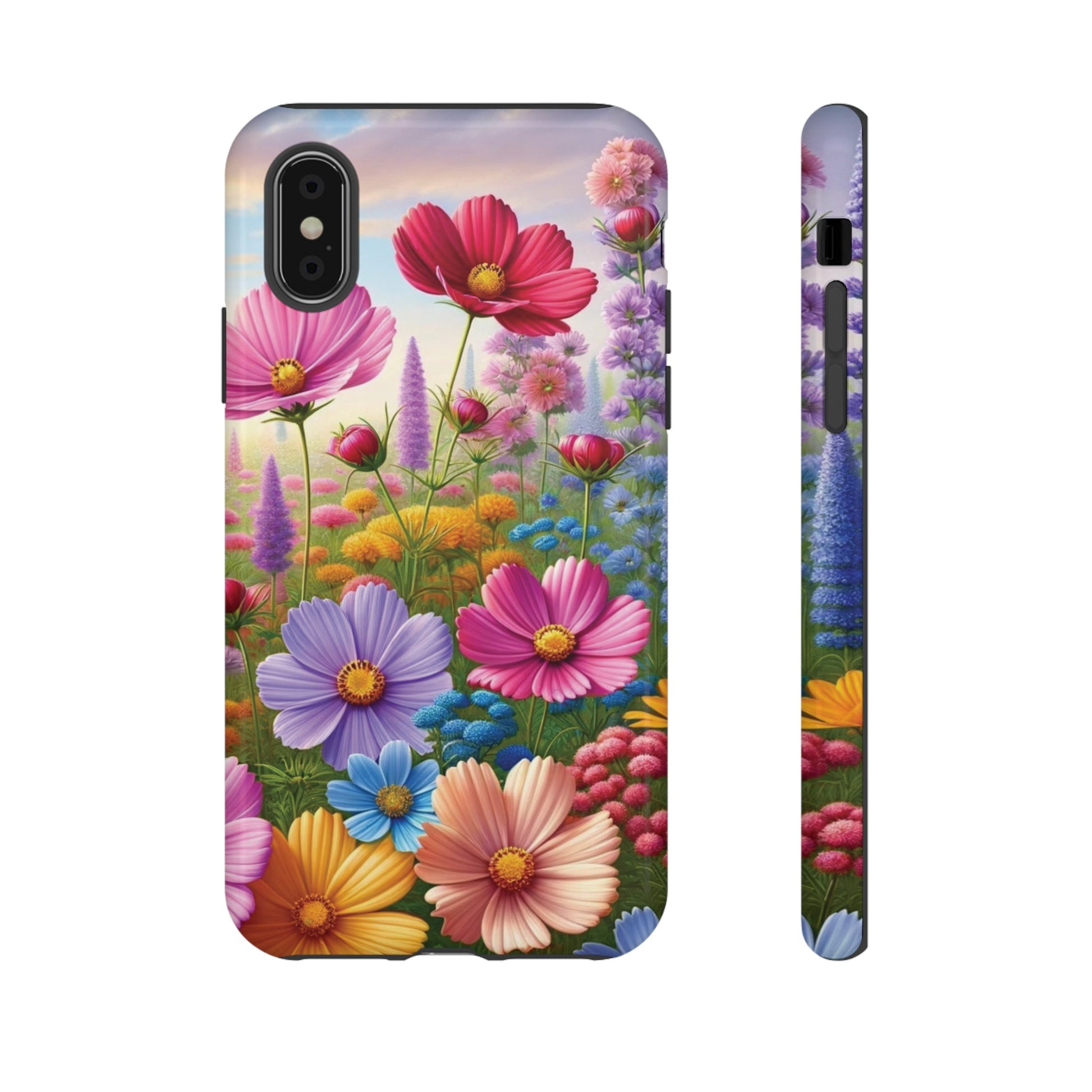Bright Floral Phone Case Durable for iPhone Samsung Gift iPhone 15, 14, 13 Samsung Pixel Gift for Mom Accessory Gift for Her