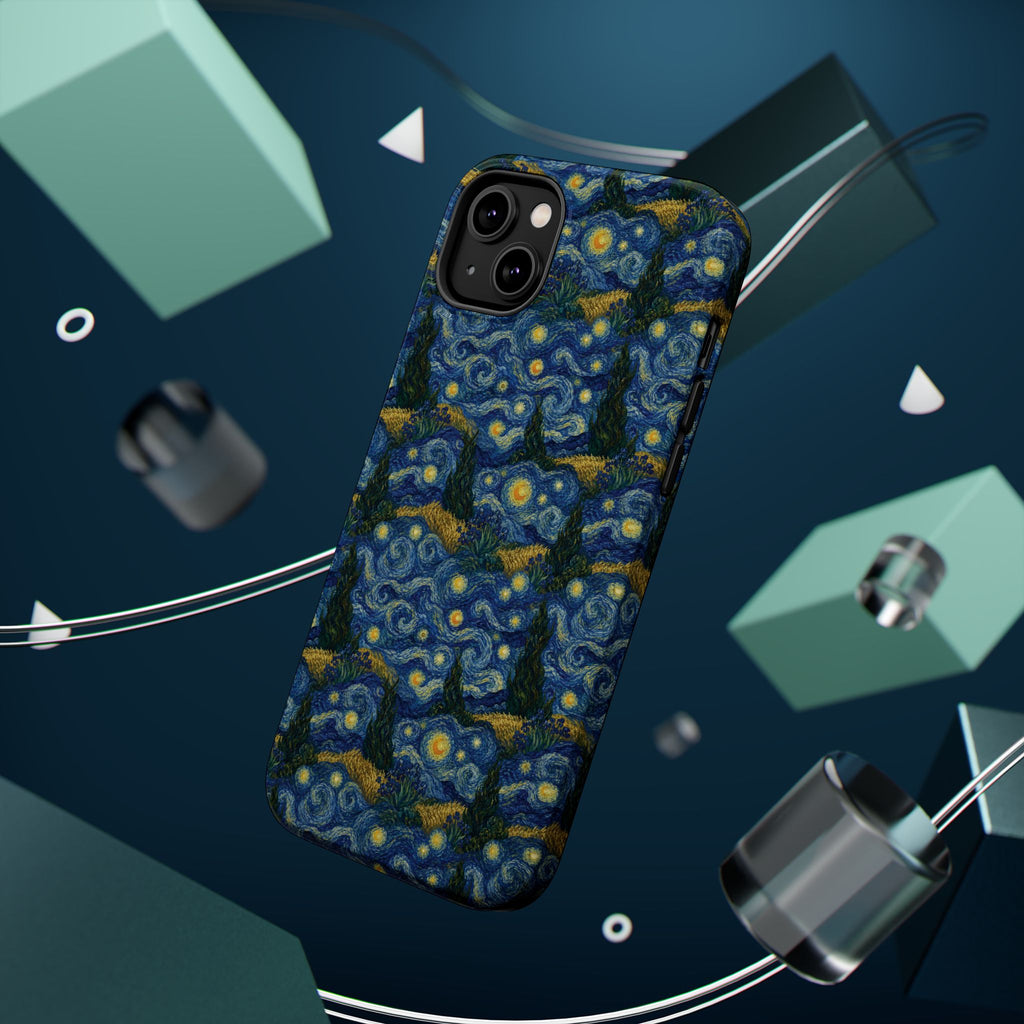 Van Gogh Illusion Magnetic Phone Case — Elegant Impact‑Resistant Art Lover Design
