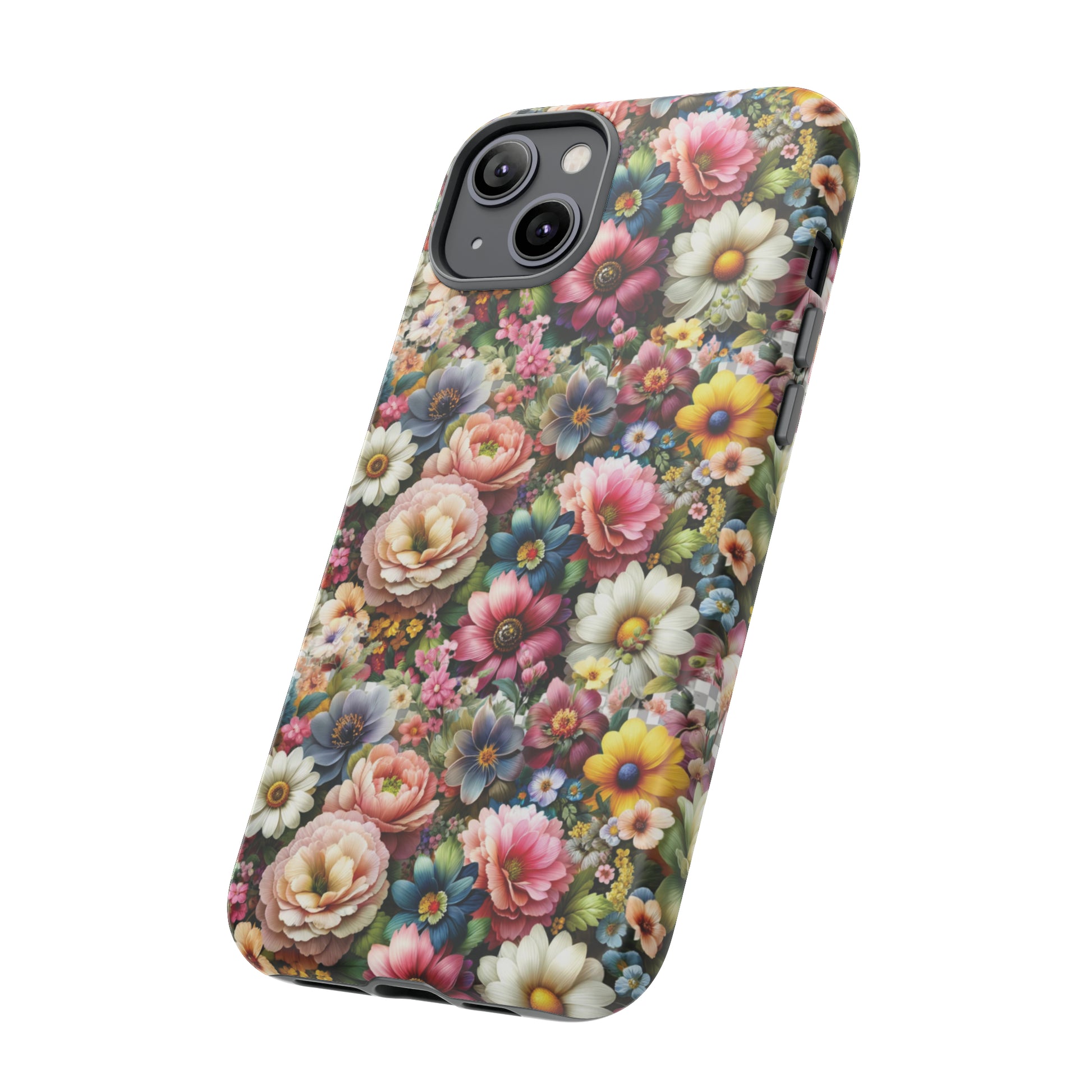 Floral Luxury Phone Tough Case Floral Elegant Durable Stylish for Modern Devices iPhone 15, Samsung iPhone Samsung Accessory Gift for Her.