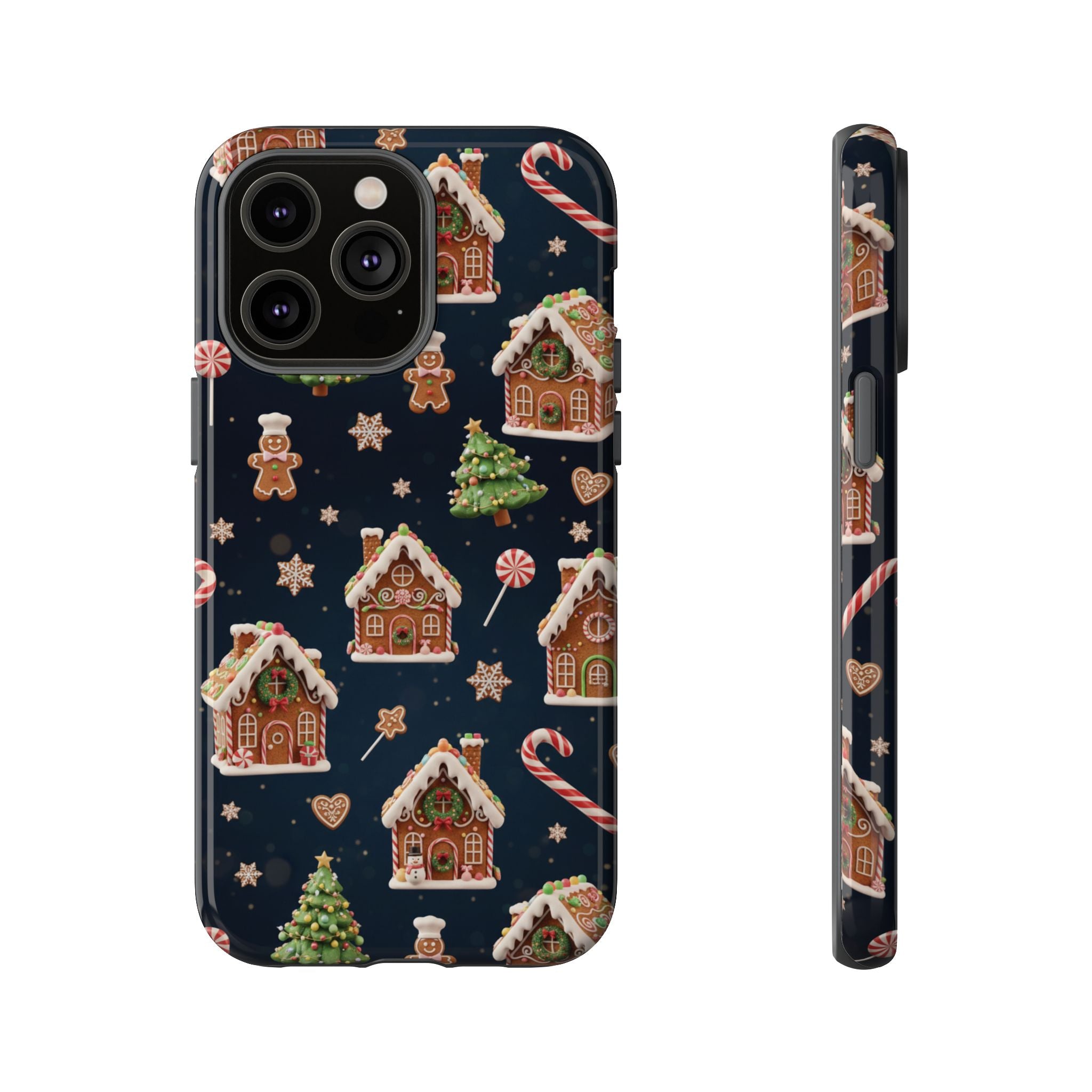 3D Gingerbread House Christmas Phone Case | Premium Holiday Gift Cover for iPhone 17, iPhone, and Samsung Galaxy Gift for Her or Him