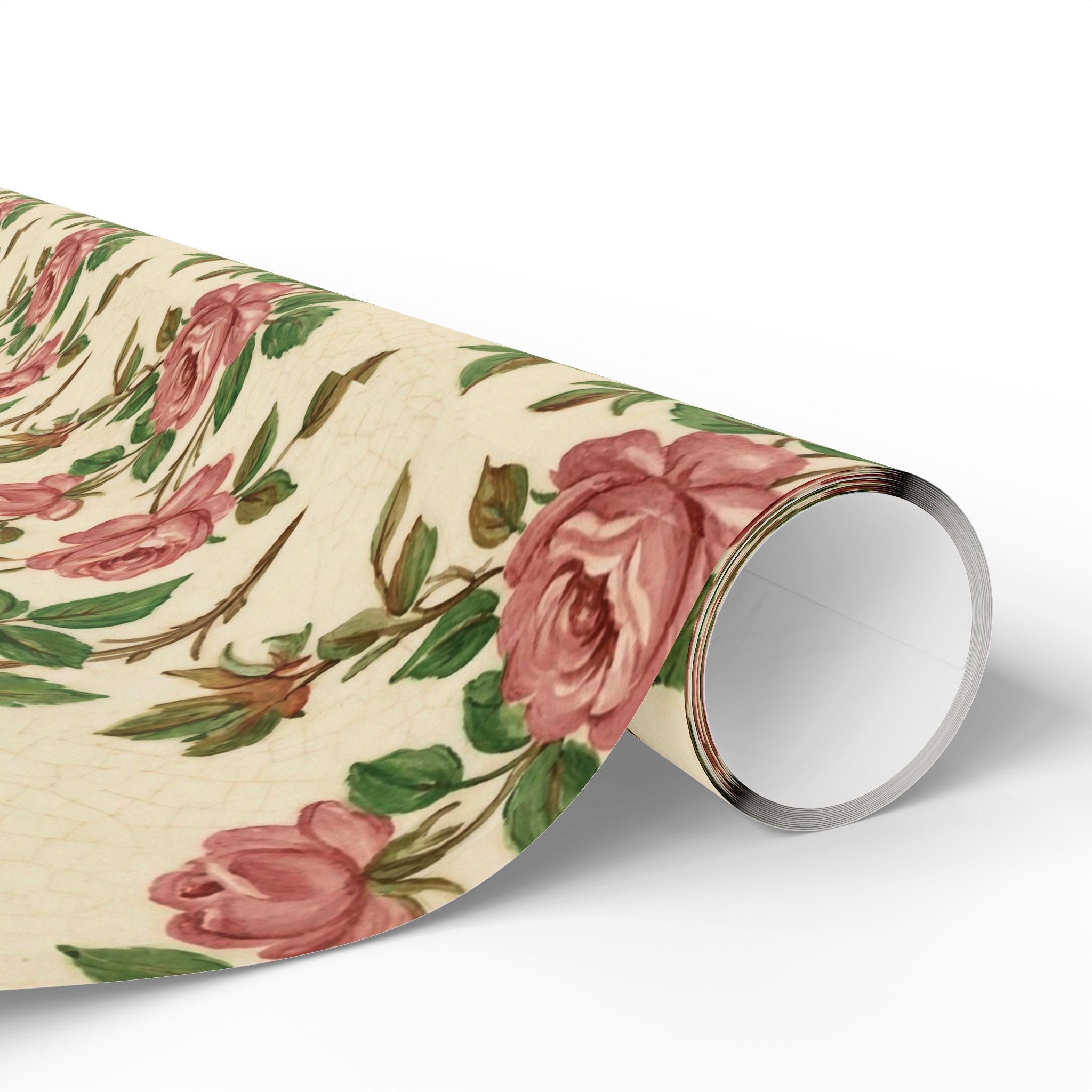 Franciscan Roses Gift Wrap | Vintage Floral Wrapping Paper for Gifts