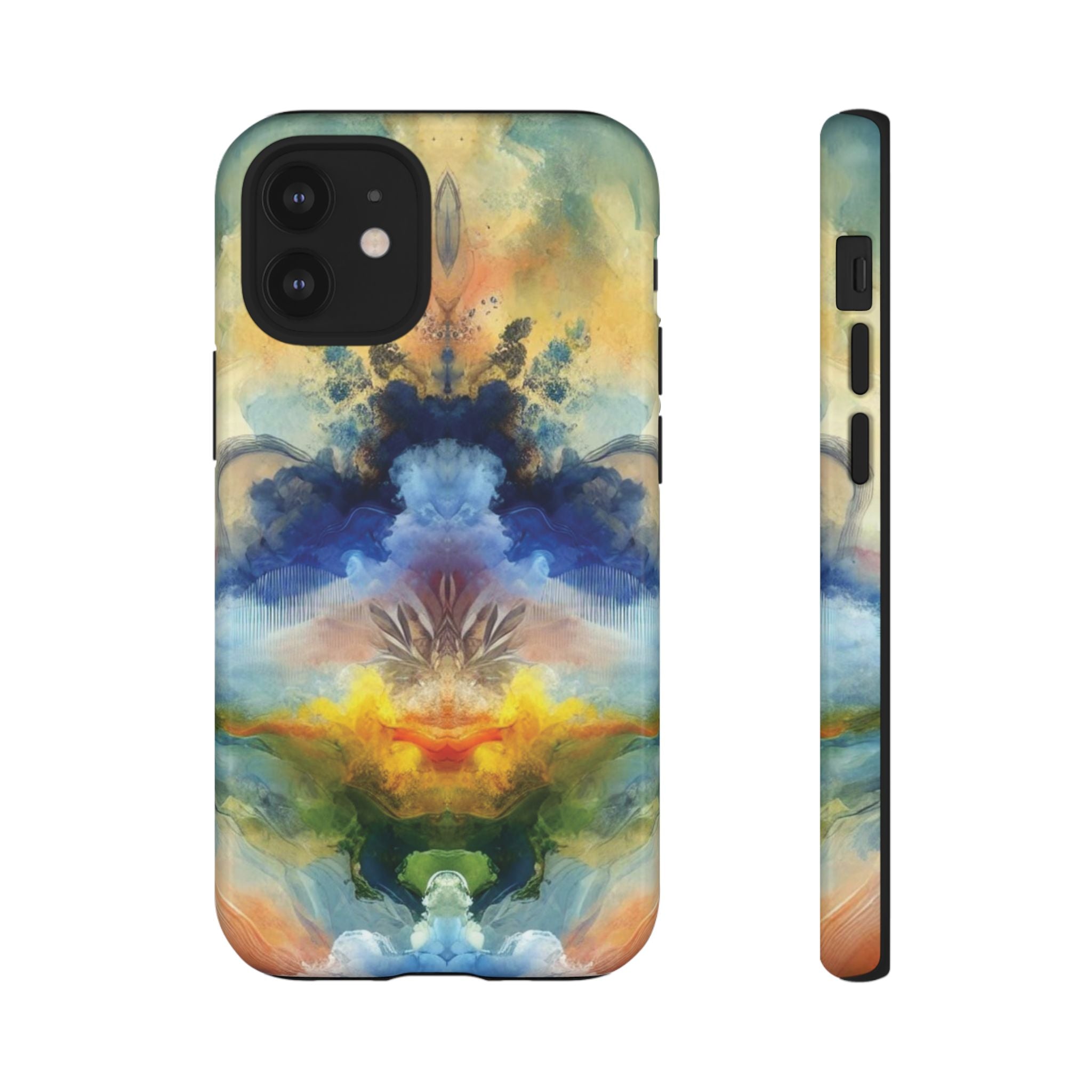 Modern Watercolor Abstract Phone Case Compatible with iPhone, Samsung & More - Stylish, Durable Protection with Vibrant Artistic Design Perfect Gift for Her