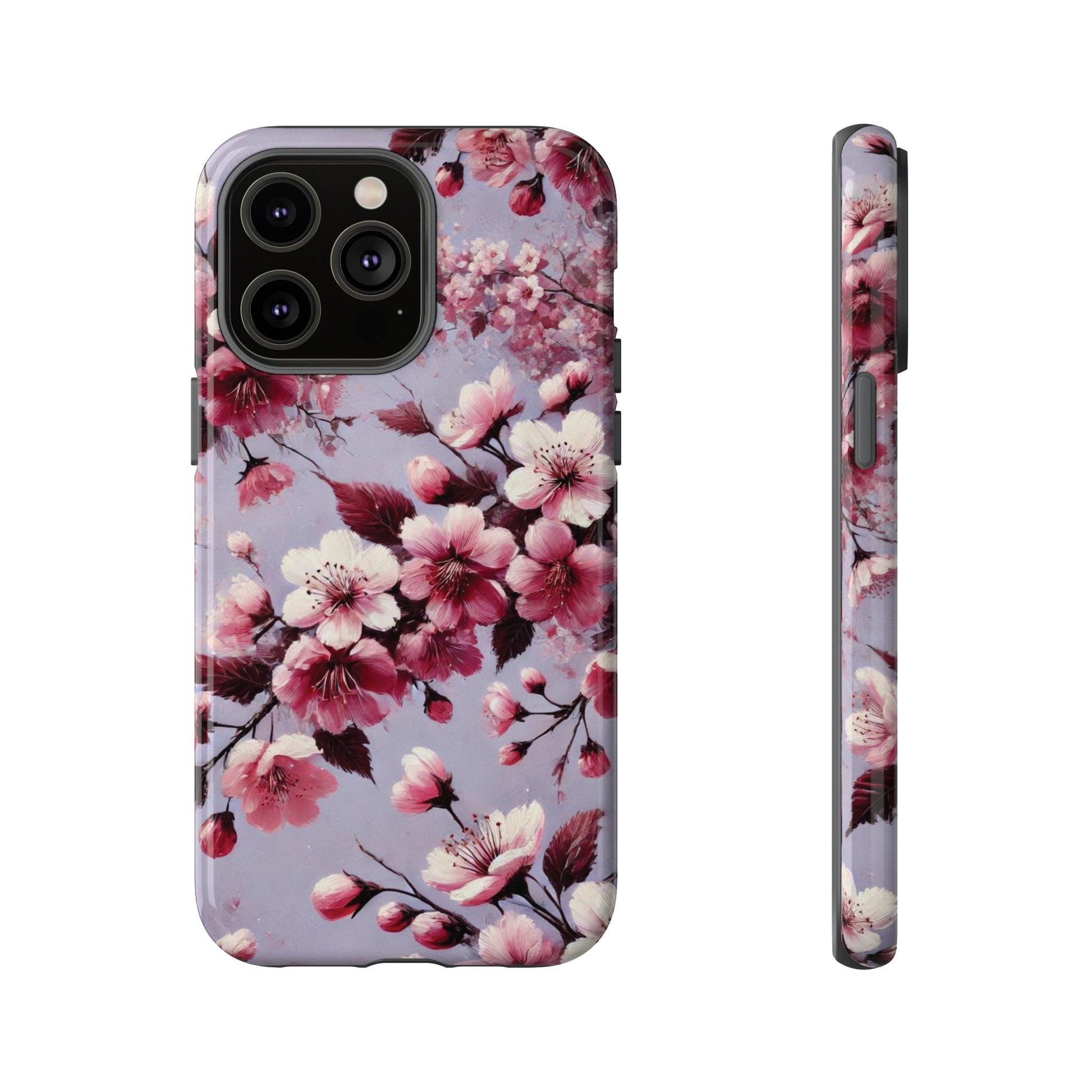 Lavender Floral Fall Phone Case for iPhone 16 pro15 14 13 12  21 23 Samsung, and Pixel | Stylish Protective Cover Gift for Her Perfect for Floral Lover