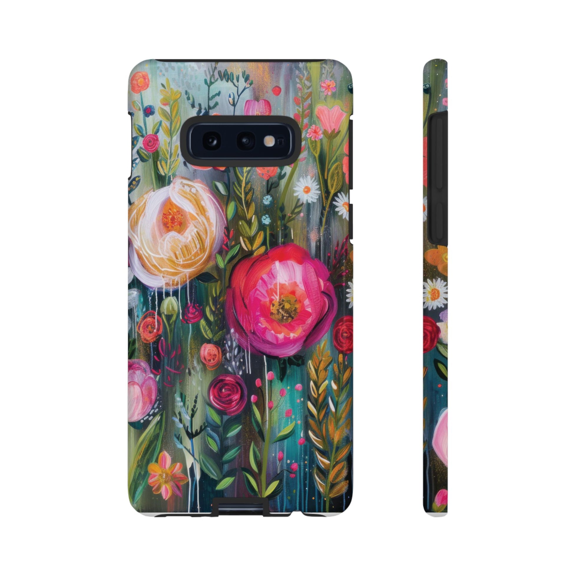 Watercolor Boho Floral Phone Case for iPhone 16 15 14 13 12  21 23 Samsung, and Pixel | Stylish Protective Cover Gift for Her Perfect for Floral Lover - MRSBYVALLE