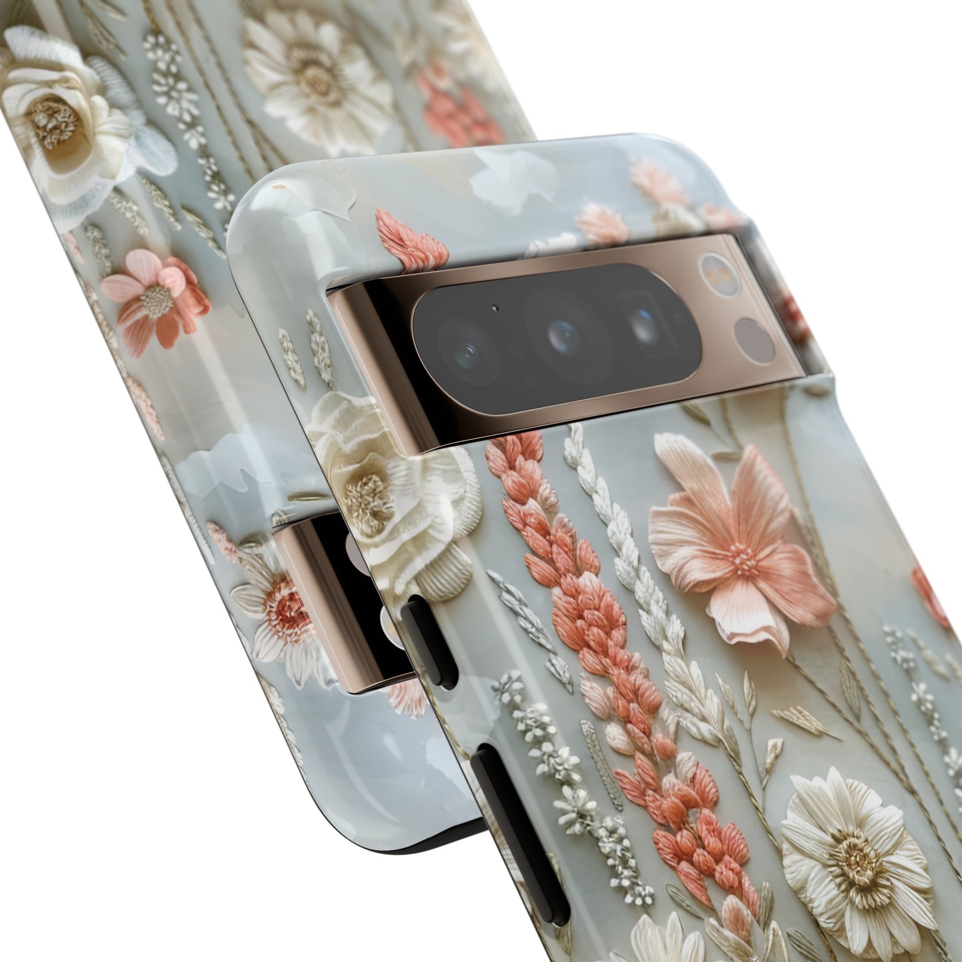 Pastel Wildflowers Protective Phone Case Gift for Her Phone 15, Samsung iPhone Samsung Gift for Her Case iPhone 15, Samsung iPhone Samsung Accessory Gift for Her