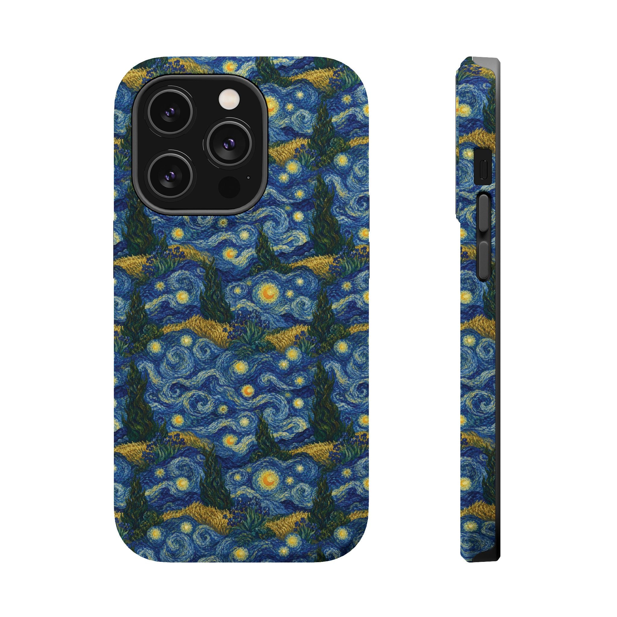 Coque de téléphone magnétique Van Gogh Illusion — Design élégant, résistant aux chocs, pour les amateurs d'art