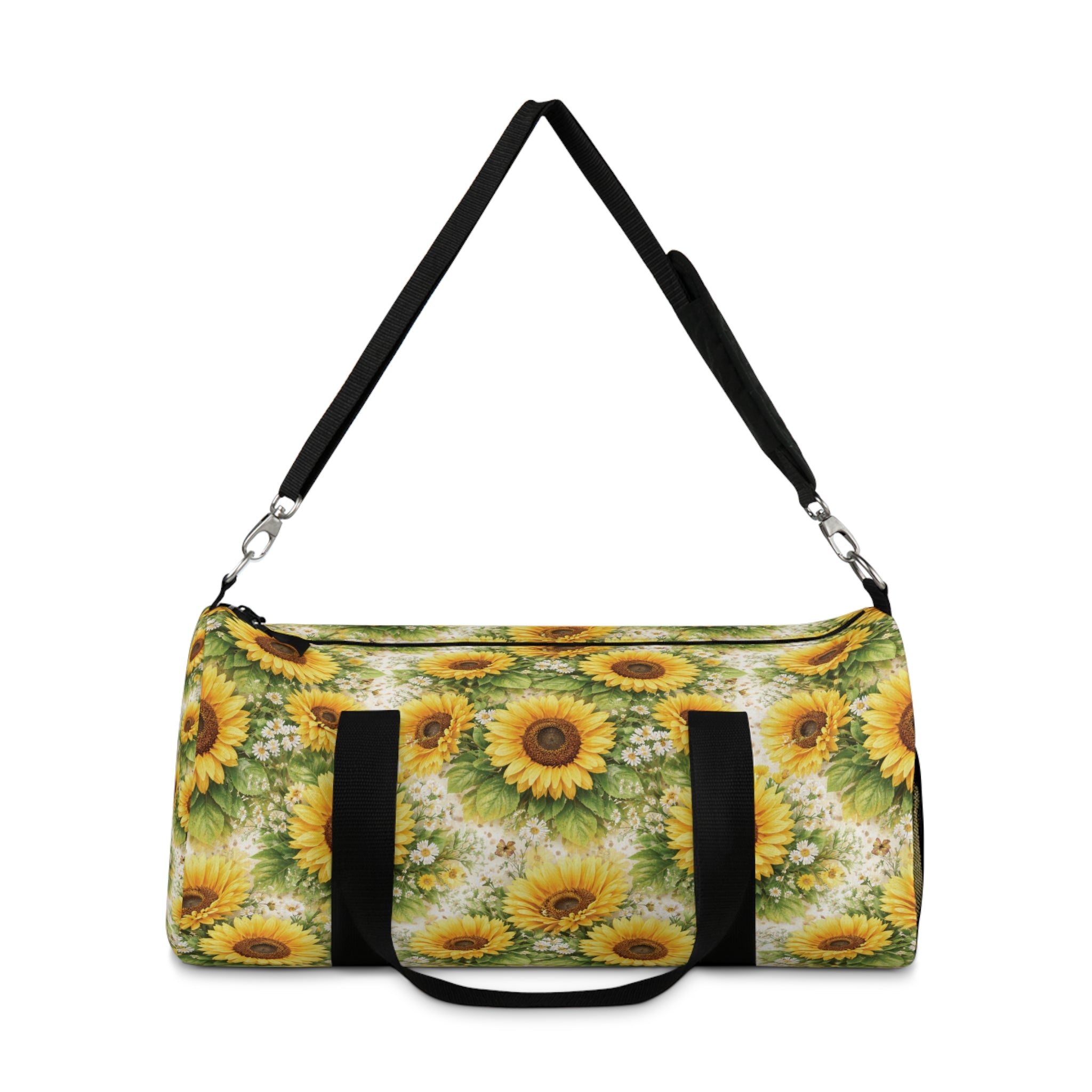 Sac de voyage et de sport tournesols et fleurs sauvages