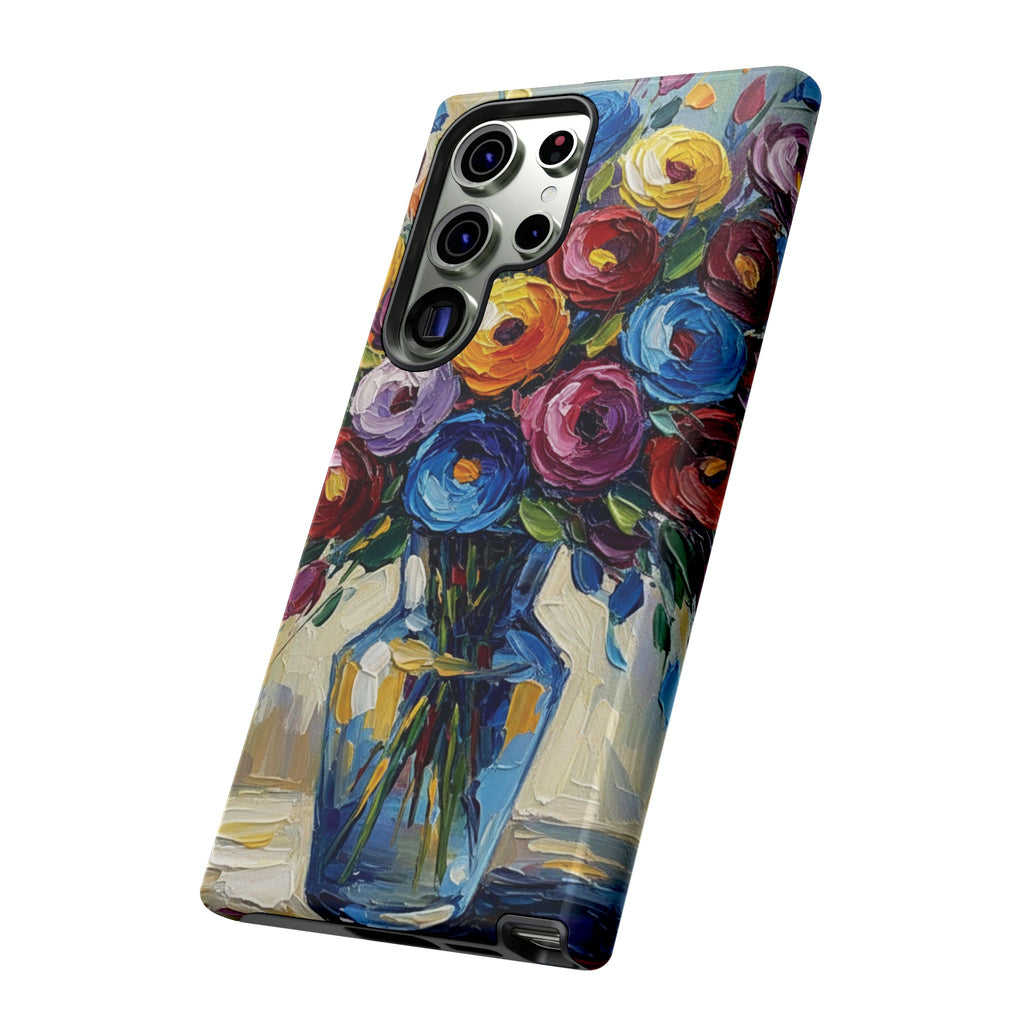 Floral Luxury Oil Painting Illusion Tough Case — Floral Art Phone Case for Art Lovers