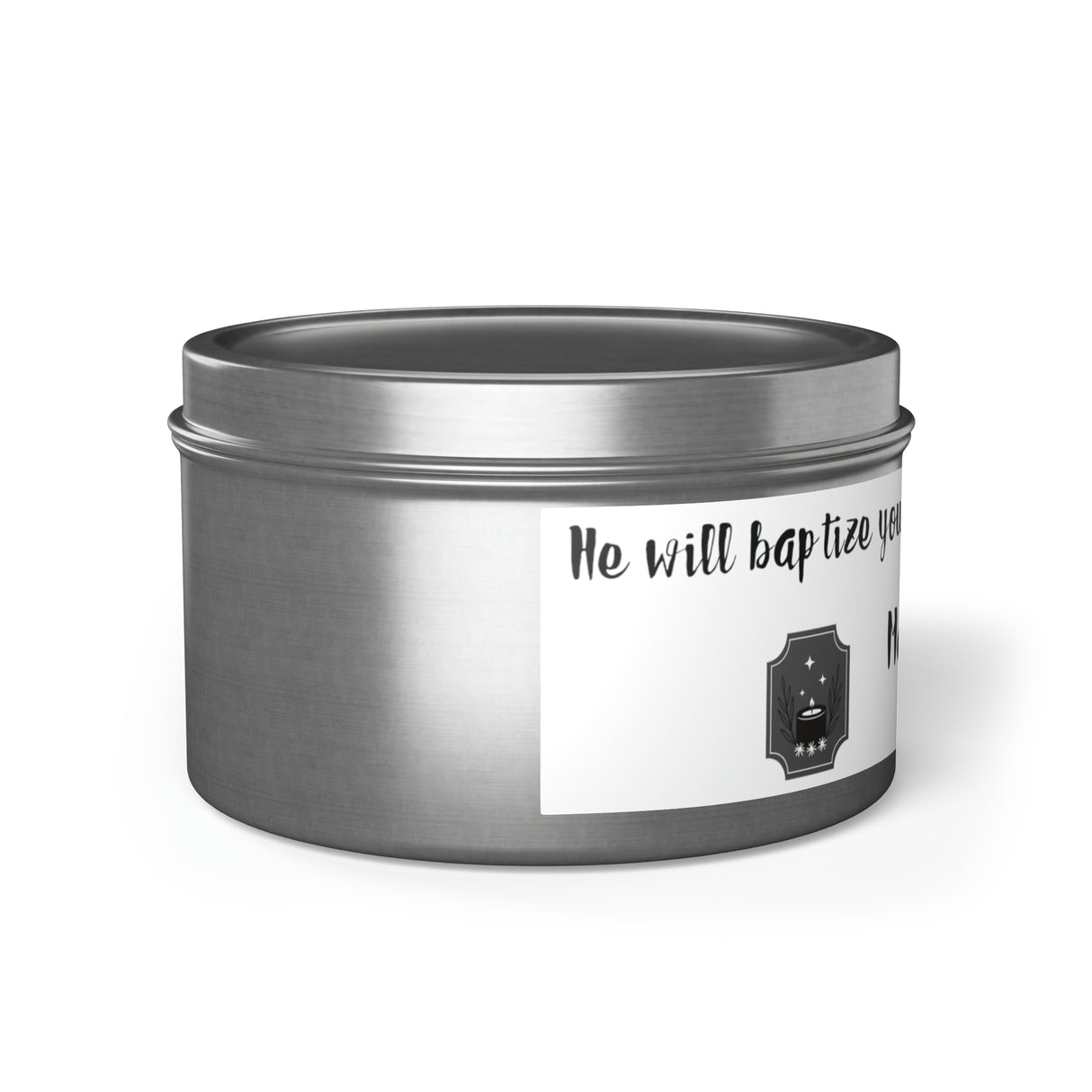New House Sacred Light Divine Verse Tin Candles Embrace Peace with 4oz/8oz Coconut Soy Wax, Hand-Poured in USA. Lead-Free Wick, 20-40hr Burn. Evergreen, Vanilla, More Spiritual Ambiance Awaits Pure Harmony Grace..
