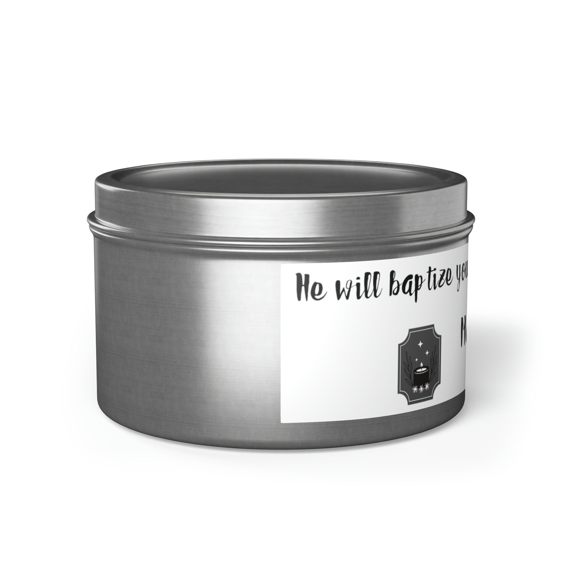 New House Sacred Light Divine Verse Tin Candles Embrace Peace with 4oz/8oz Coconut Soy Wax, Hand-Poured in USA. Lead-Free Wick, 20-40hr Burn. Evergreen, Vanilla, More Spiritual Ambiance Awaits Pure Harmony Grace..