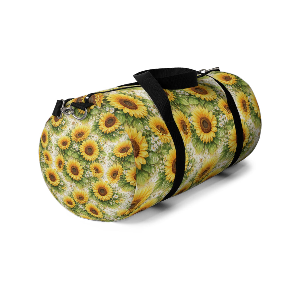 Sac de voyage et de sport tournesols et fleurs sauvages