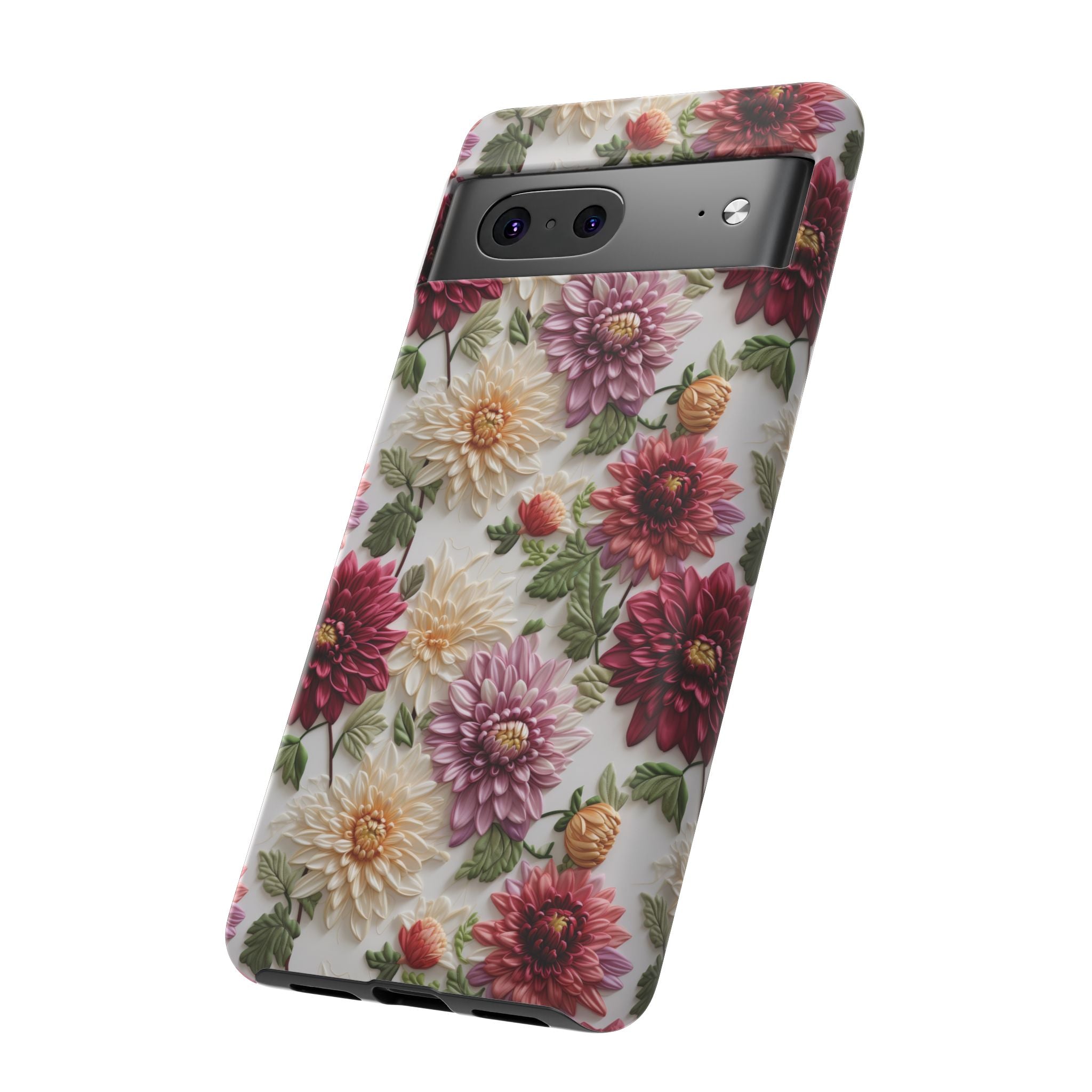 Floral Fall Phone Case for iPhone 16 pro15 14 13 12  21 23 Samsung, and Pixel | Stylish Protective Cover Gift for Her Perfect for Floral Lover