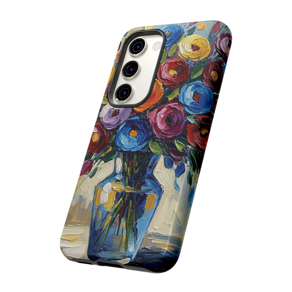 Floral Luxury Oil Painting Illusion Tough Case — Floral Art Phone Case for Art Lovers