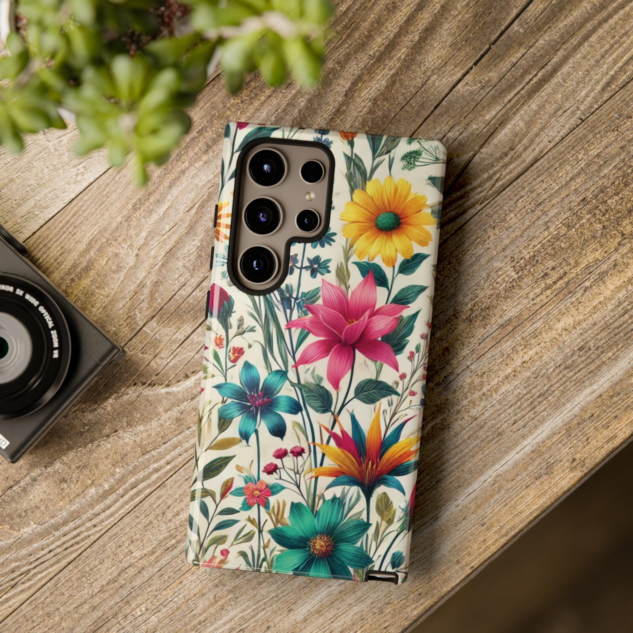 Wildflowers Boho Chic Design Phone Case - Stylish, Protective Cover for All Models Gift for Mom Accessory Gift for Her
