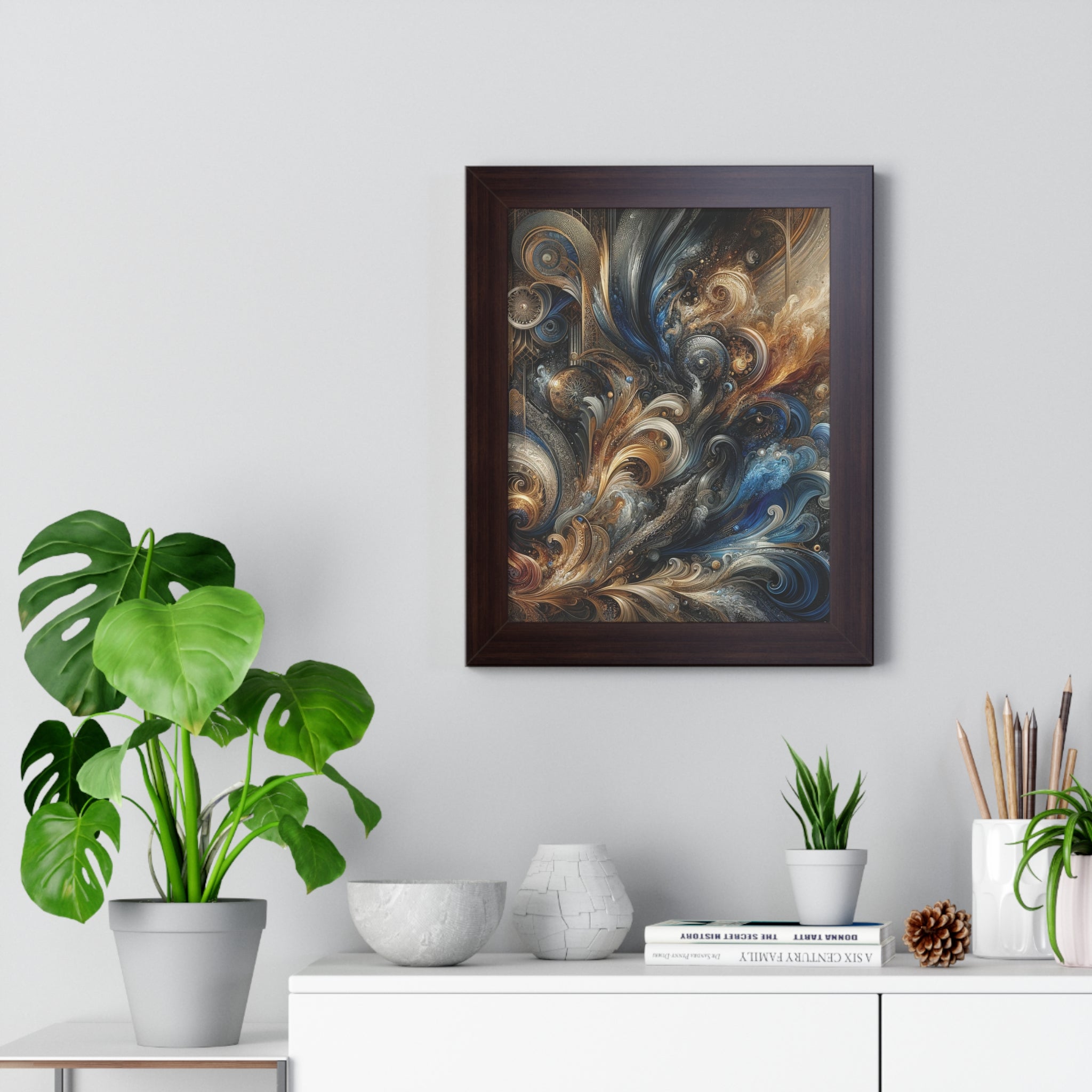 Framed Vertical Poster Elegance in Every Stroke Premium Framed Vertical Posters Oil Art Mastery on Archival Matte Paper, Securely Encased in Black, White, or Walnut Frames with Durable Acrylic Protection Ready to Hang  Timelessly Crafted..