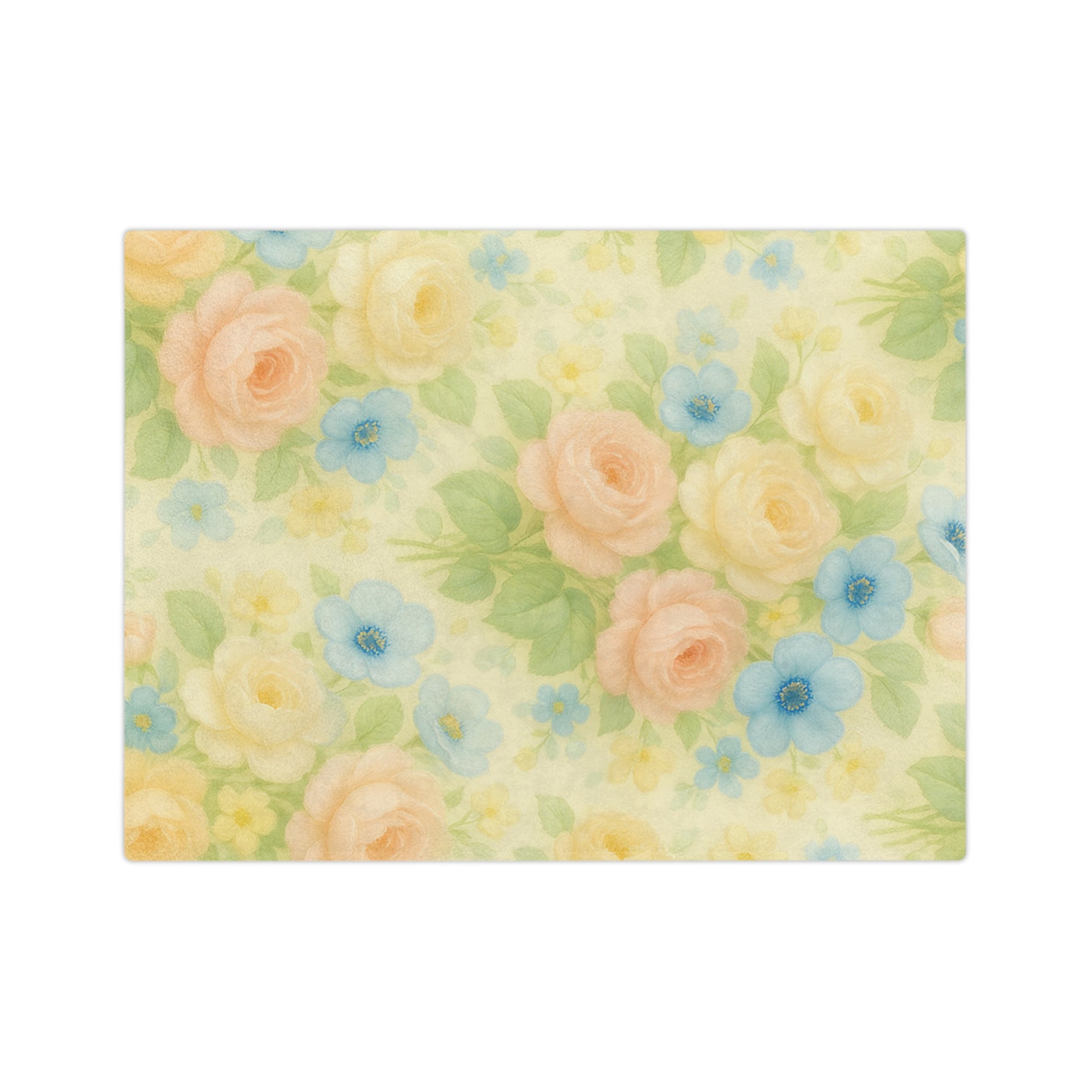Vintage floral Yellow Flower Throw Blanket – Cozy Soft Botanical Design for Bed, Couch, or Reading Nook, Perfect Gift for Nature Lovers & Home Refresh