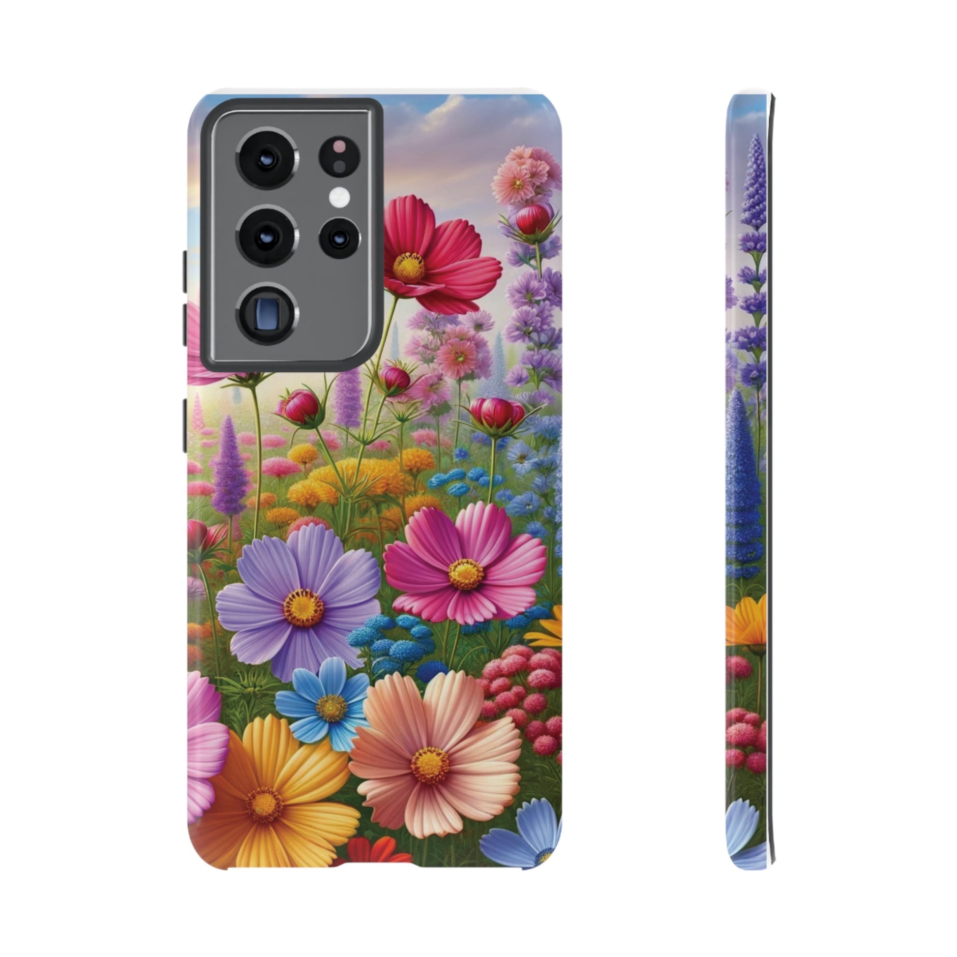 Bright Floral Phone Case Durable for iPhone Samsung Gift iPhone 15, 14, 13 Samsung Pixel Gift for Mom Accessory Gift for Her