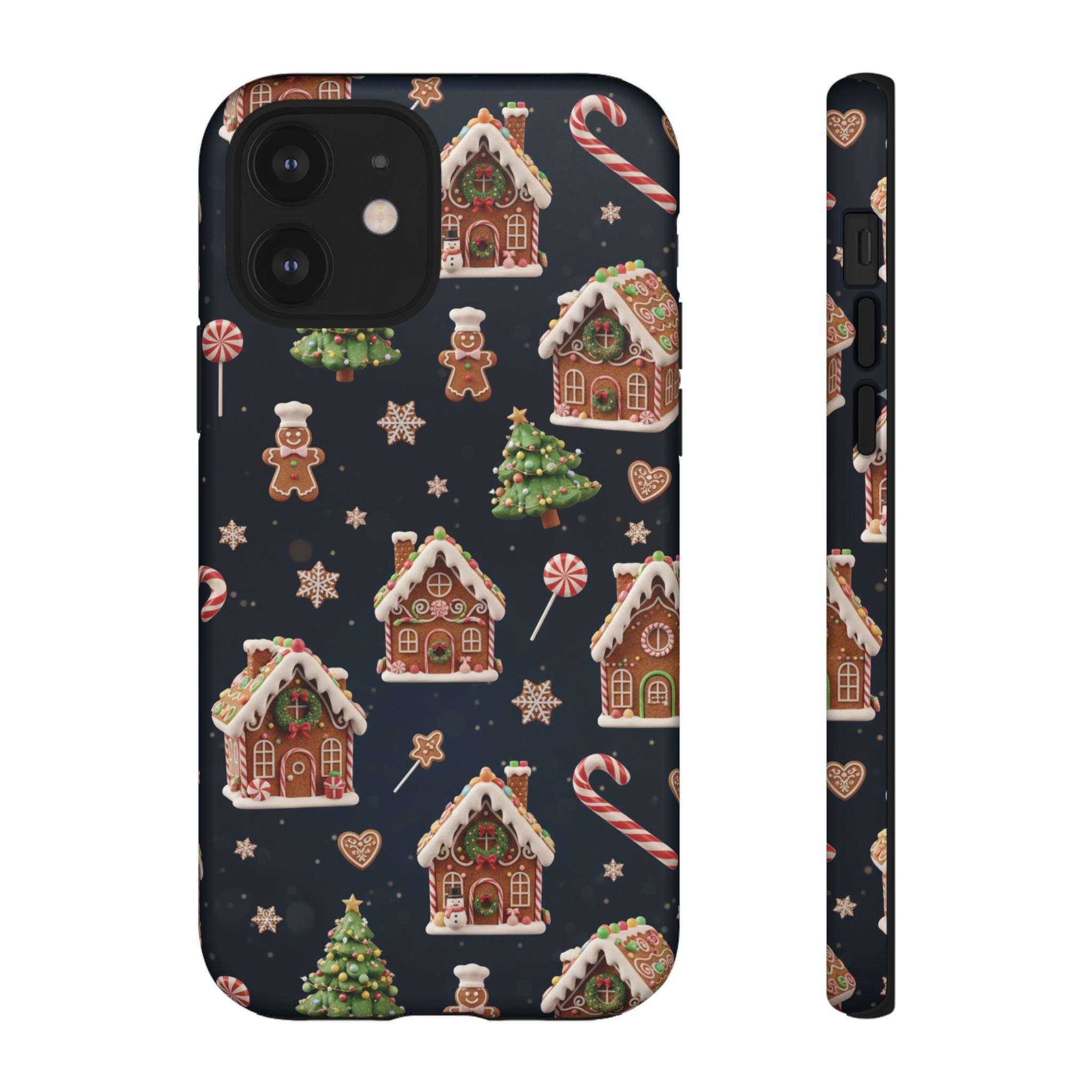 3D Gingerbread House Christmas Phone Case | Premium Holiday Gift Cover for iPhone 17, iPhone, and Samsung Galaxy Gift for Her or Him
