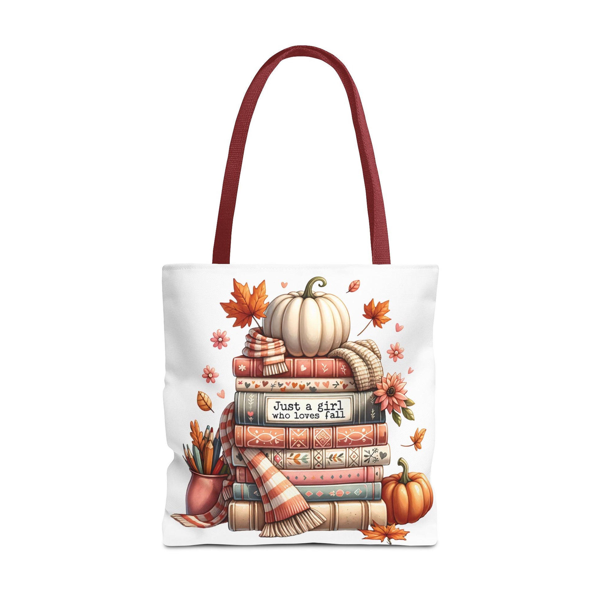 Fall Books Tote Bag - Autumn Accessory for Book Lovers - MRSBYVALLE