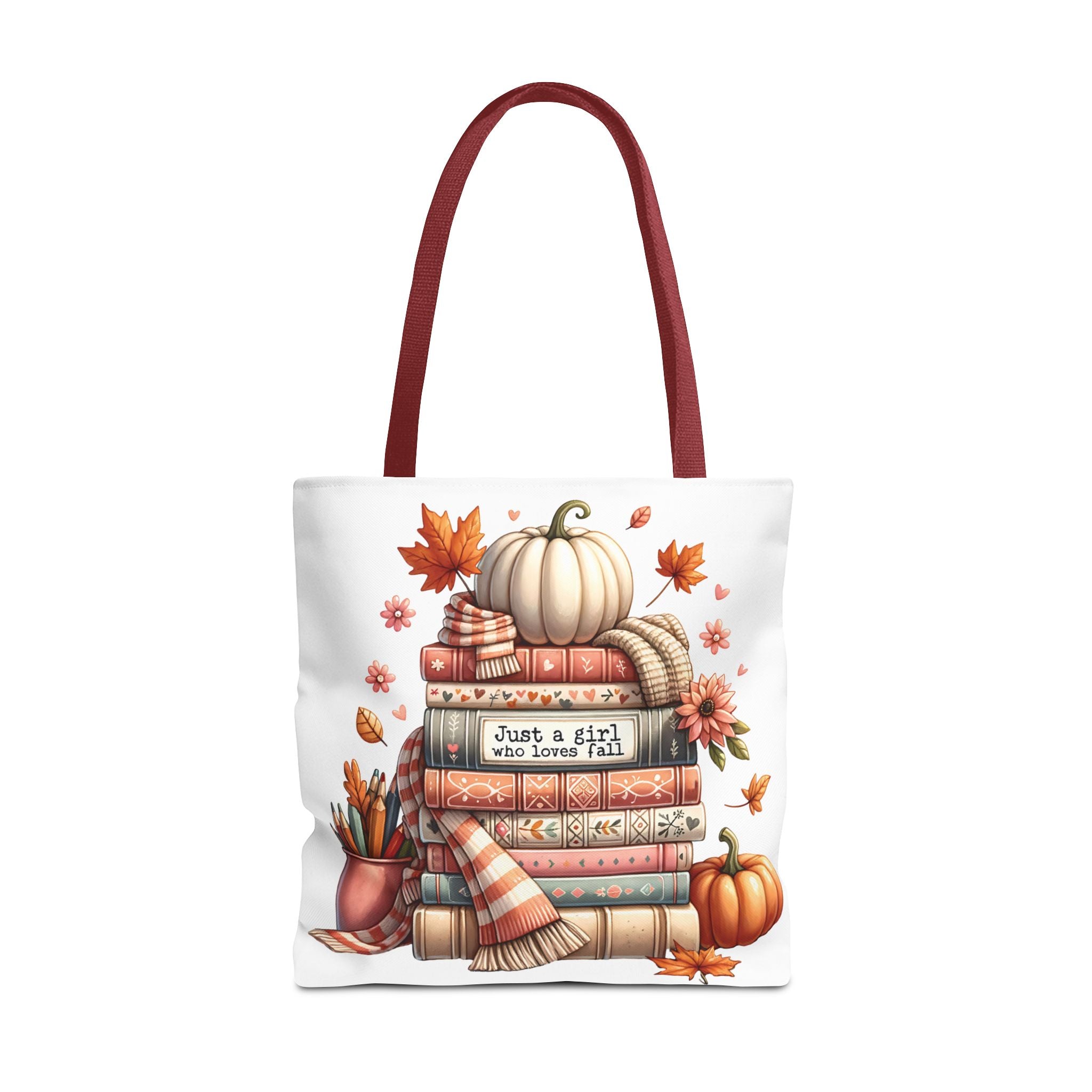 Fall Books Tote Bag - Autumn Accessory for Book Lovers - MRSBYVALLE