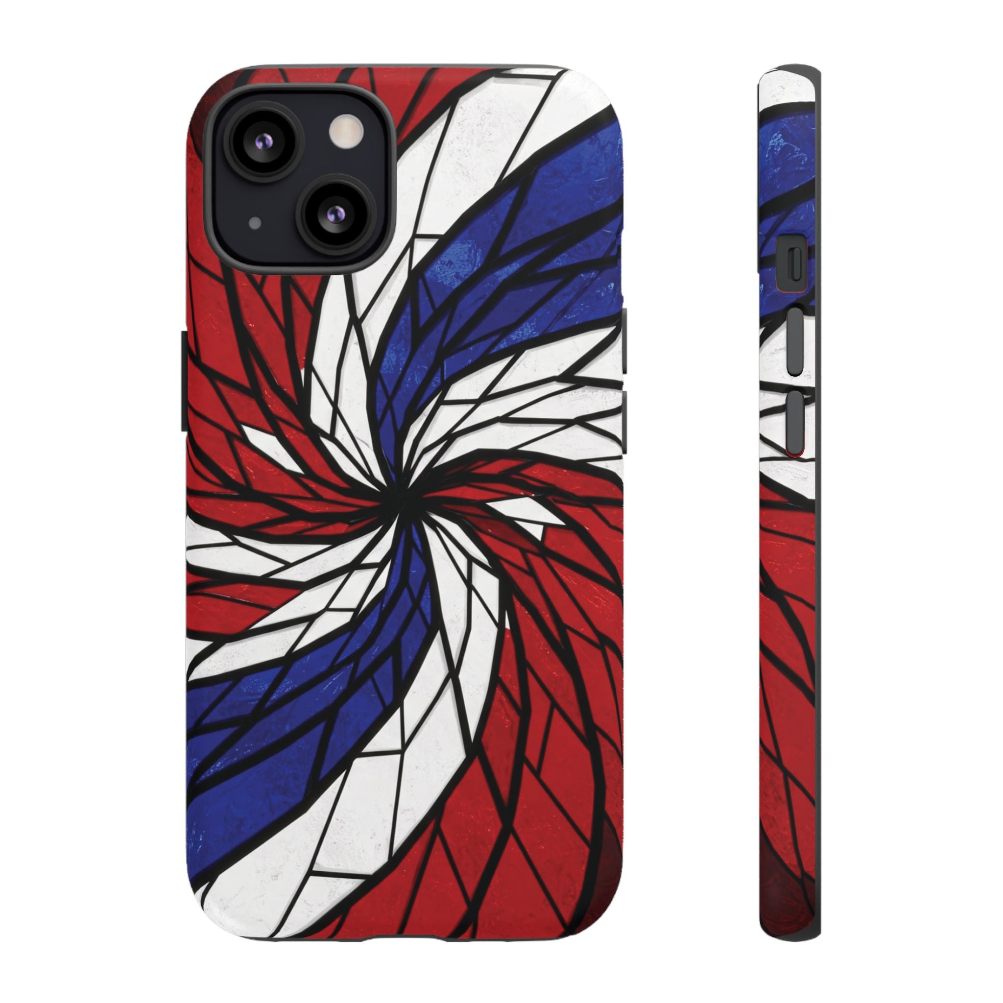Patriotic Red White & Blue Phone Case – USA Flag Design, Independence Day Gift, Protective Cover for iPhone, Samsung, Pixel
