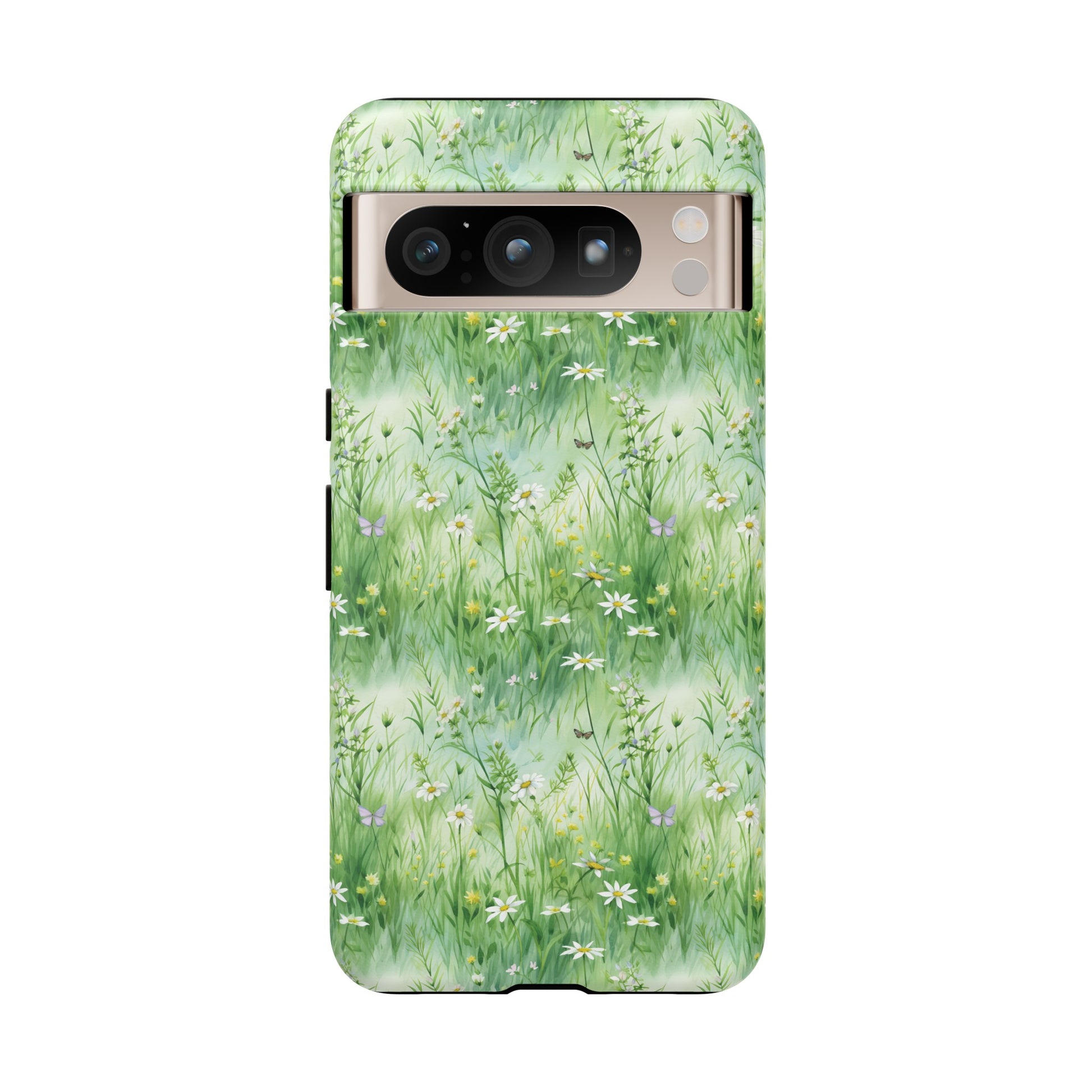 Beautiful Watercolor Grassing Daisy Boho Chic Design Phone Case Protective Cover for All Models Gift for Mom Accessory Gift for Her