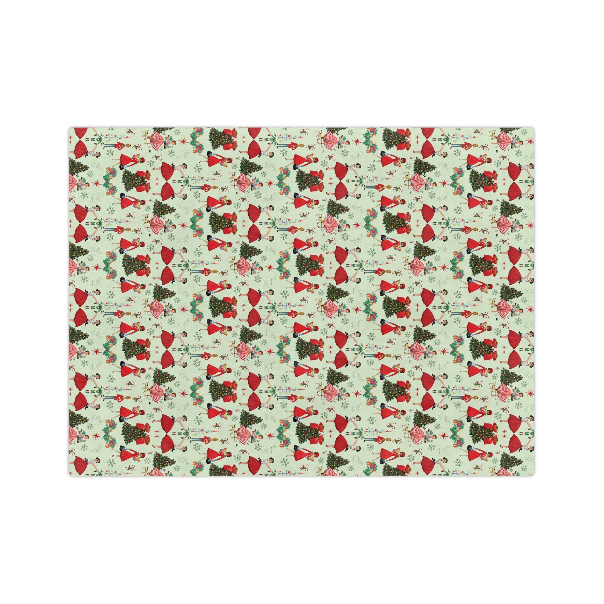 50s Christmas Minky Blanket Throw Ultra-Soft Minky Blanket Cozy Comfort Blanket Elegant Home Decor Plush Microfiber for Maximum Comfort Blanket, Perfect for Snuggling Decor, Cozy All-Season Warmth, Housewarming Gift Throw - MRSBYVALLE