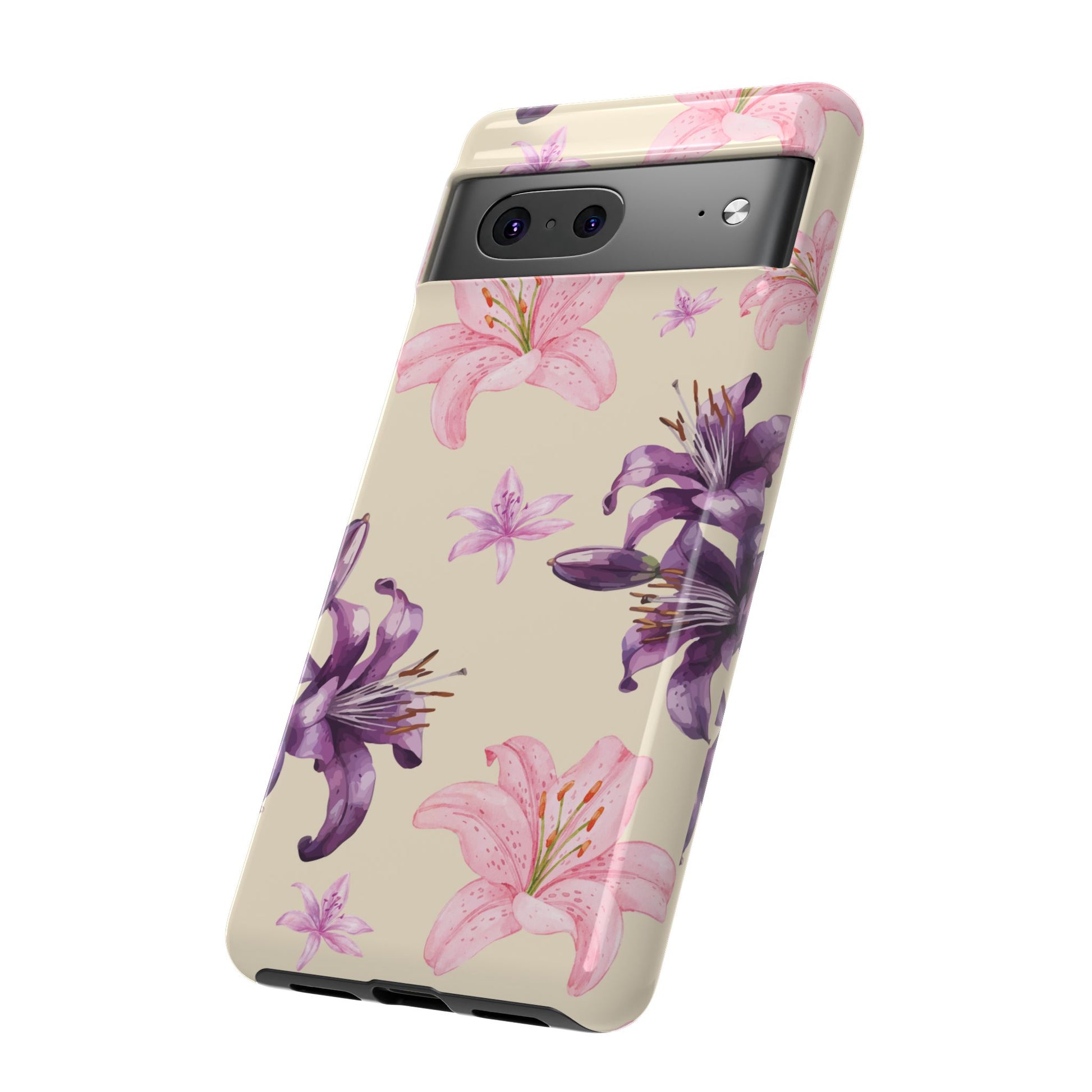Blooming Tiger Lily Phone Case - Compatible with iPhone, Samsung, and Pixel | Stylish Protective Cover Gift for Her Perfect for Floral Lover