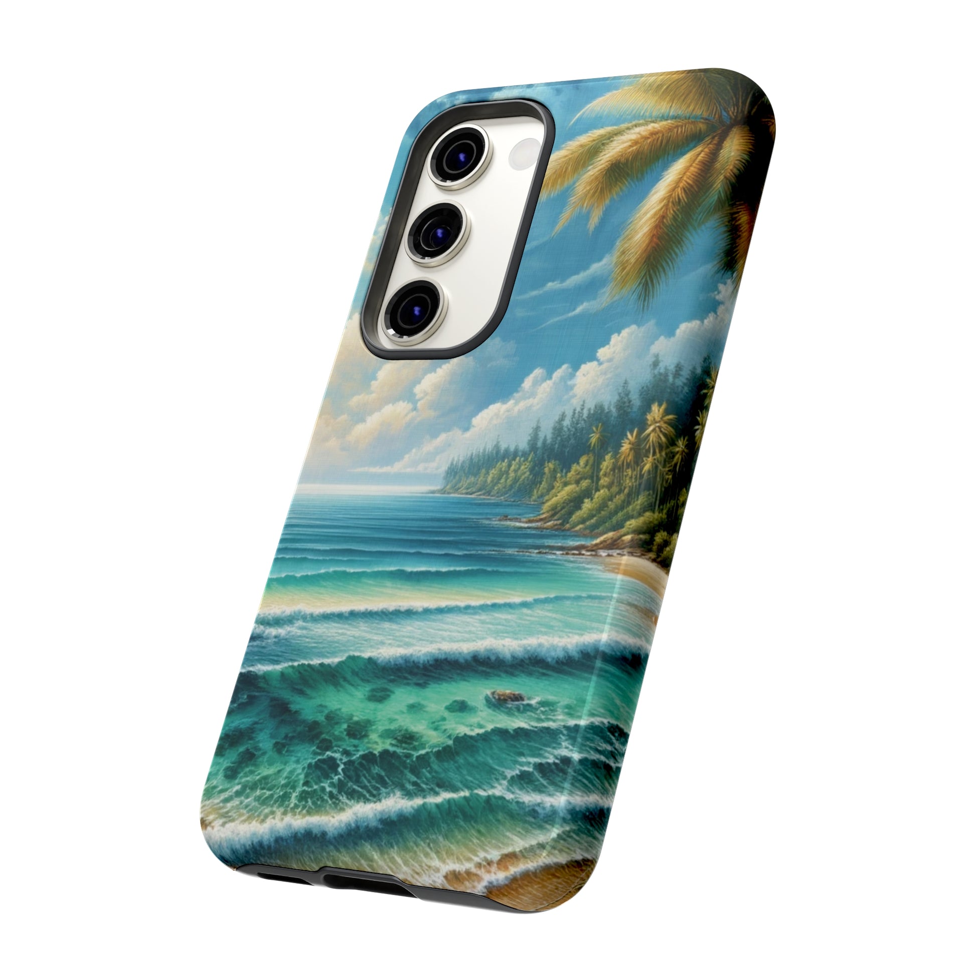 Coastal Serenity Ocean Beach View Protective Phone Case Gift for Her Phone 15, Samsung iPhone Samsung Gift for Her Case iPhone 15, Samsung iPhone Samsung Accessory Gift for Her.