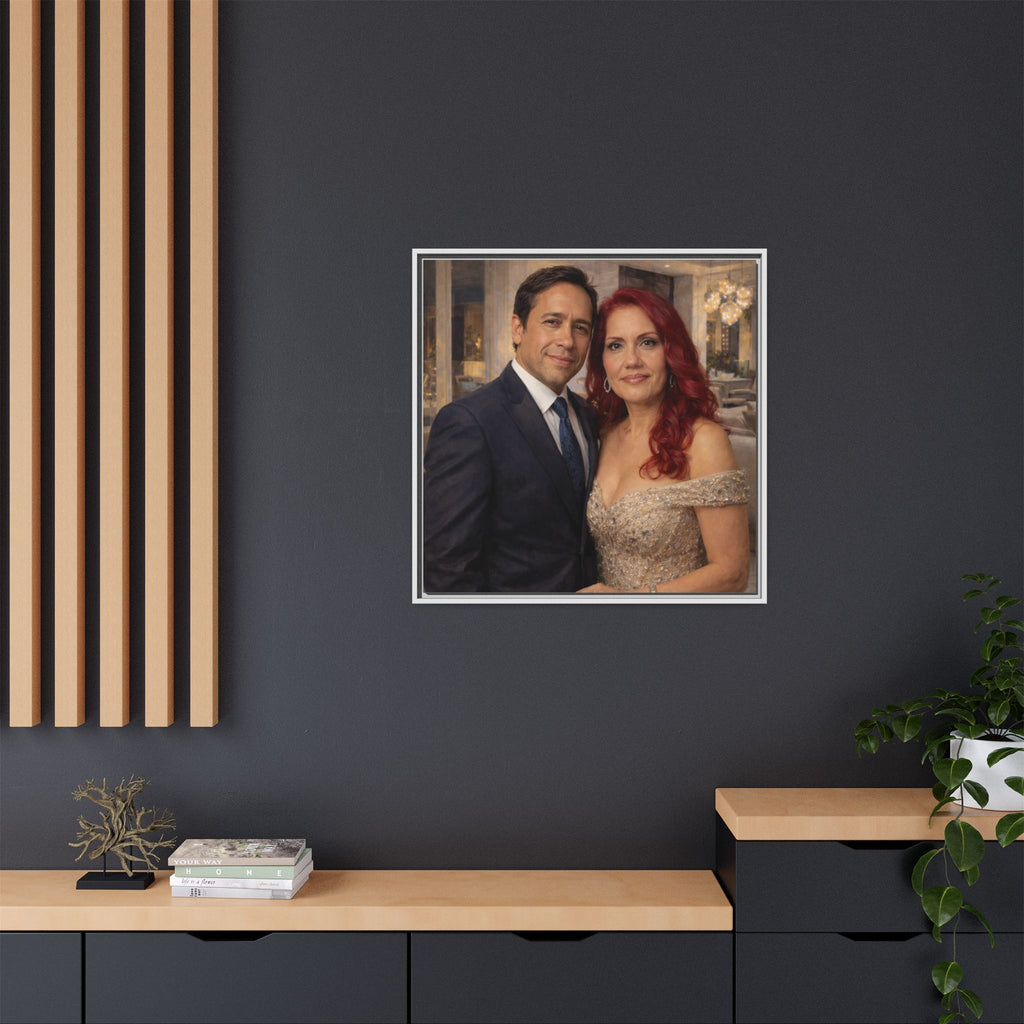 Custom Oil Painting Illusion Canvas – Luxury Portrait Art