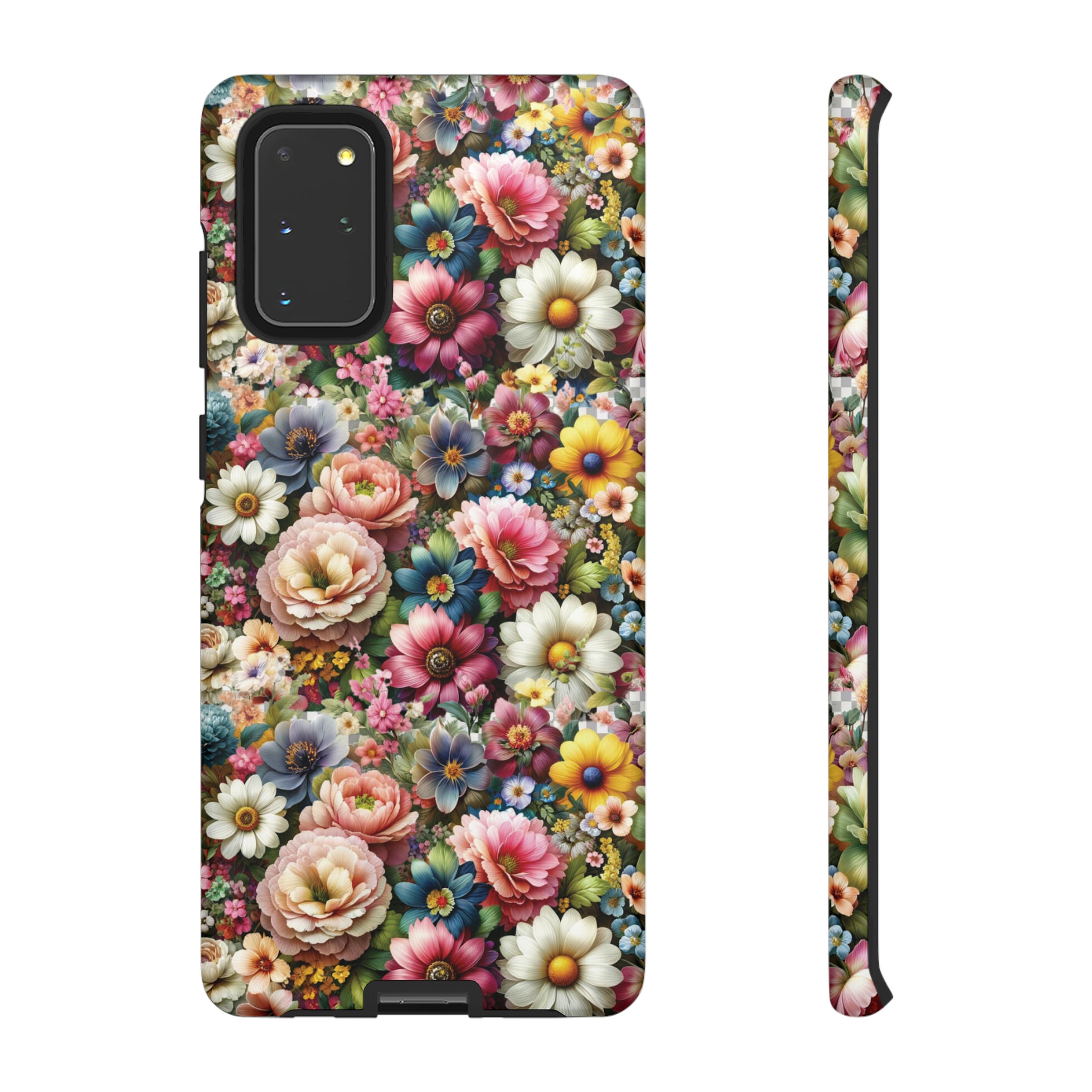Floral Luxury Phone Tough Case Floral Elegant Durable Stylish for Modern Devices iPhone 15, Samsung iPhone Samsung Accessory Gift for Her.