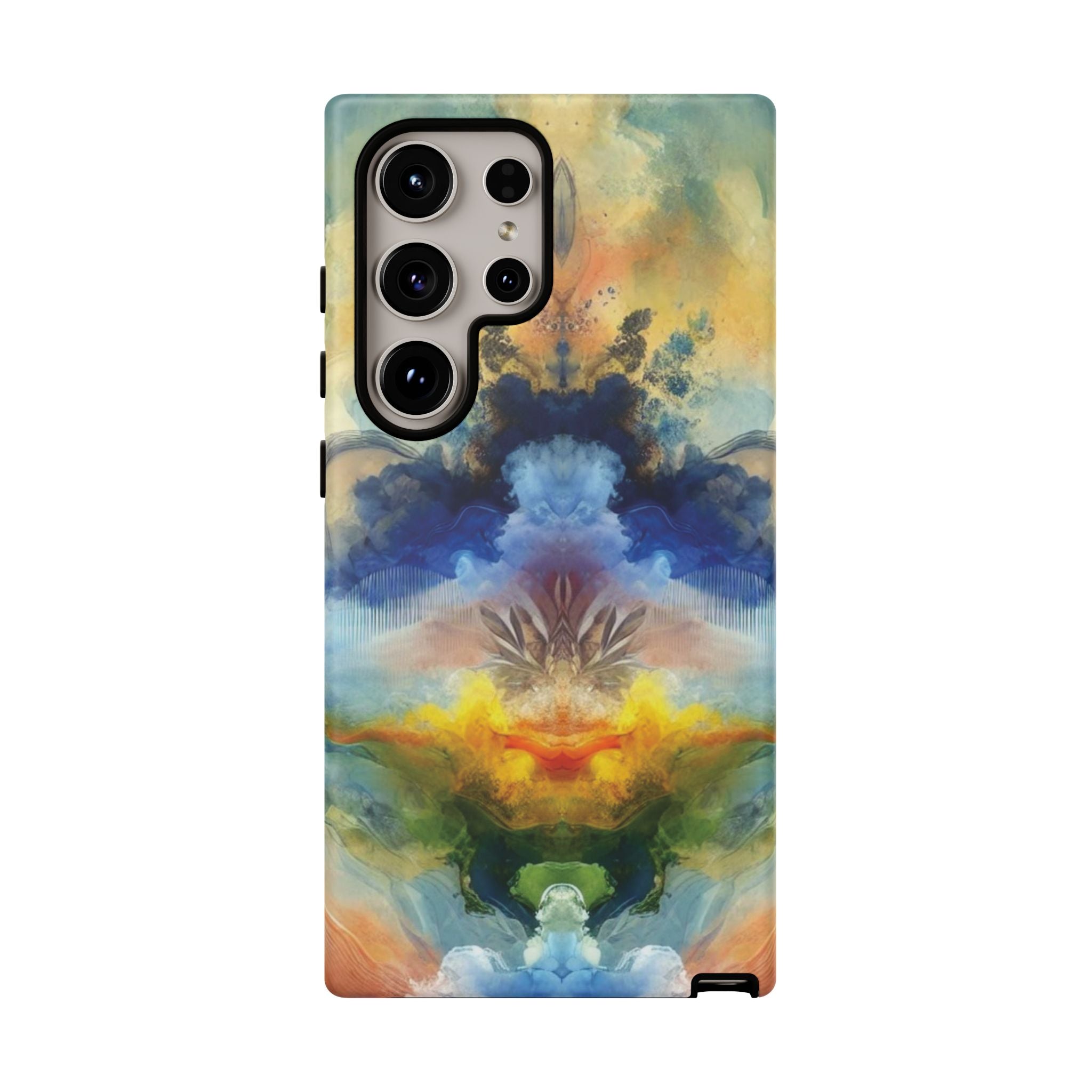 Modern Watercolor Abstract Phone Case Compatible with iPhone, Samsung & More - Stylish, Durable Protection with Vibrant Artistic Design Perfect Gift for Her