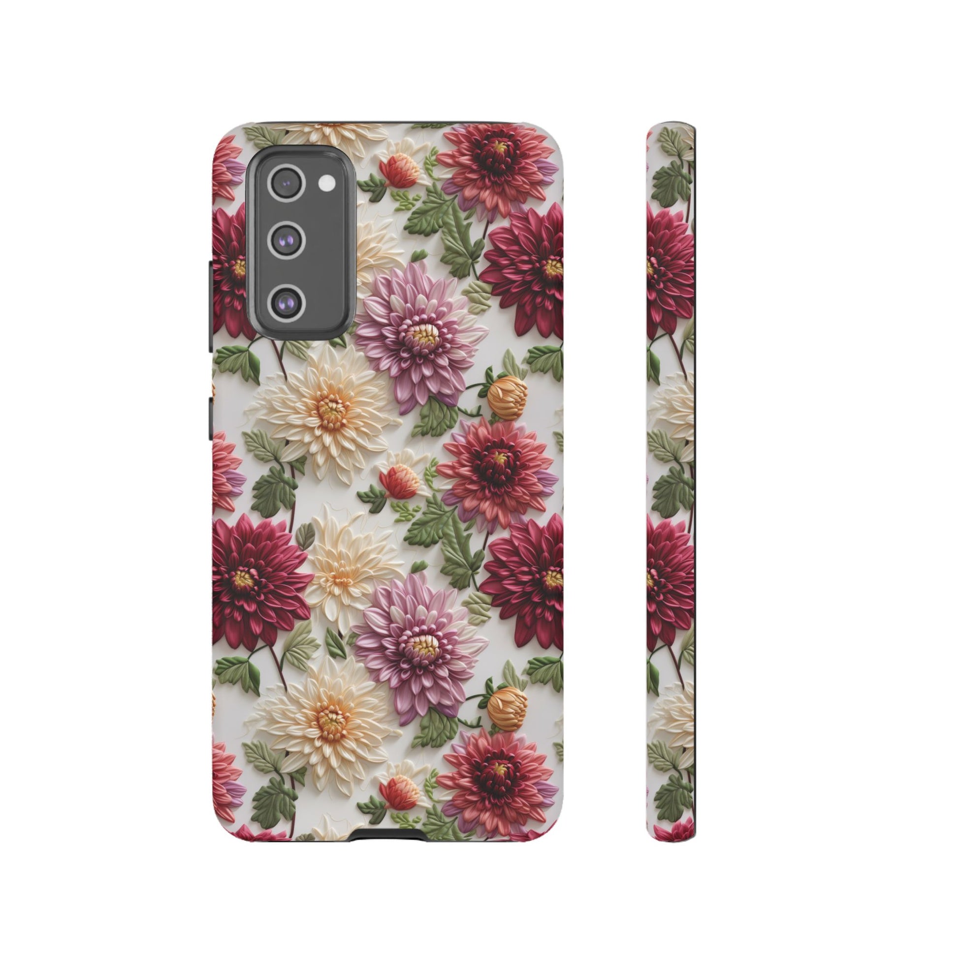 Floral Fall Phone Case for iPhone 16 pro15 14 13 12  21 23 Samsung, and Pixel | Stylish Protective Cover Gift for Her Perfect for Floral Lover