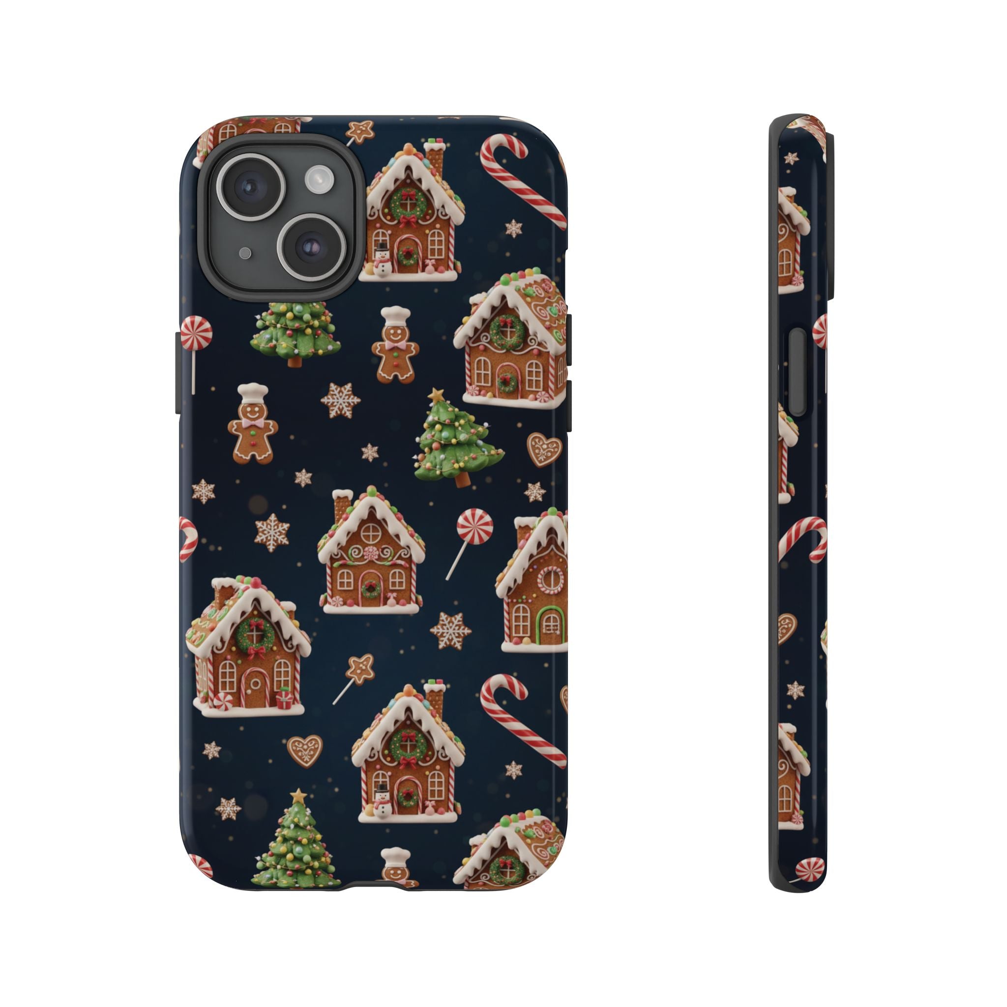 3D Gingerbread House Christmas Phone Case | Premium Holiday Gift Cover for iPhone 17, iPhone, and Samsung Galaxy Gift for Her or Him