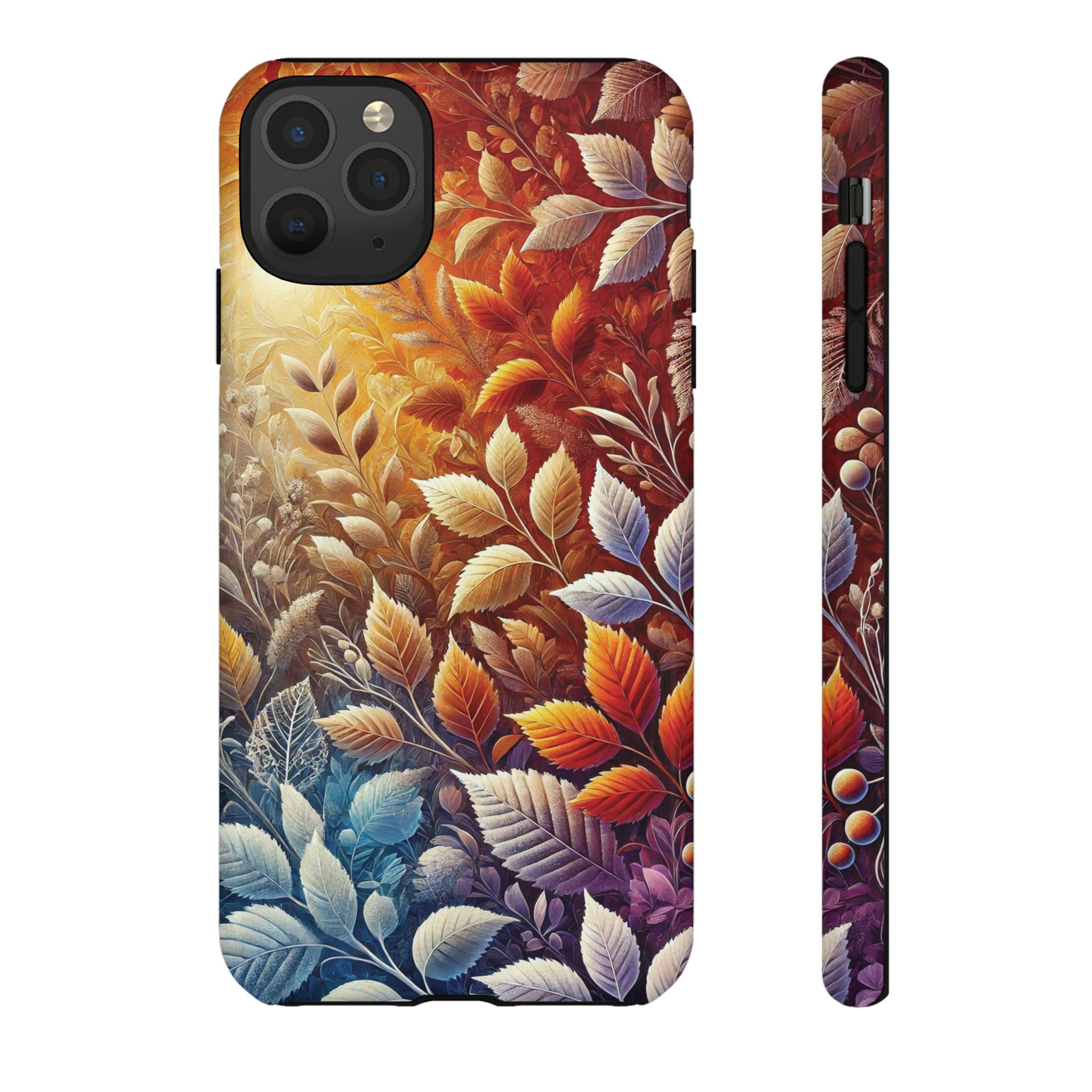 Beautiful Colorful Leaves Phone Case Vibrant Autumn Design for iPhone & Samsung, Durable Protection with Eye Catching Style, Perfect for Nature Lovers & Seasonal Charm Gift for Her
