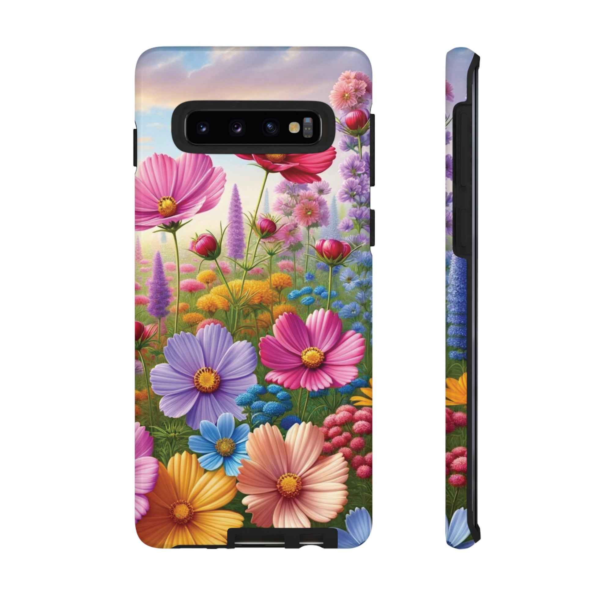 Bright Floral Phone Case Durable for iPhone Samsung Gift iPhone 15, 14, 13 Samsung Pixel Gift for Mom Accessory Gift for Her
