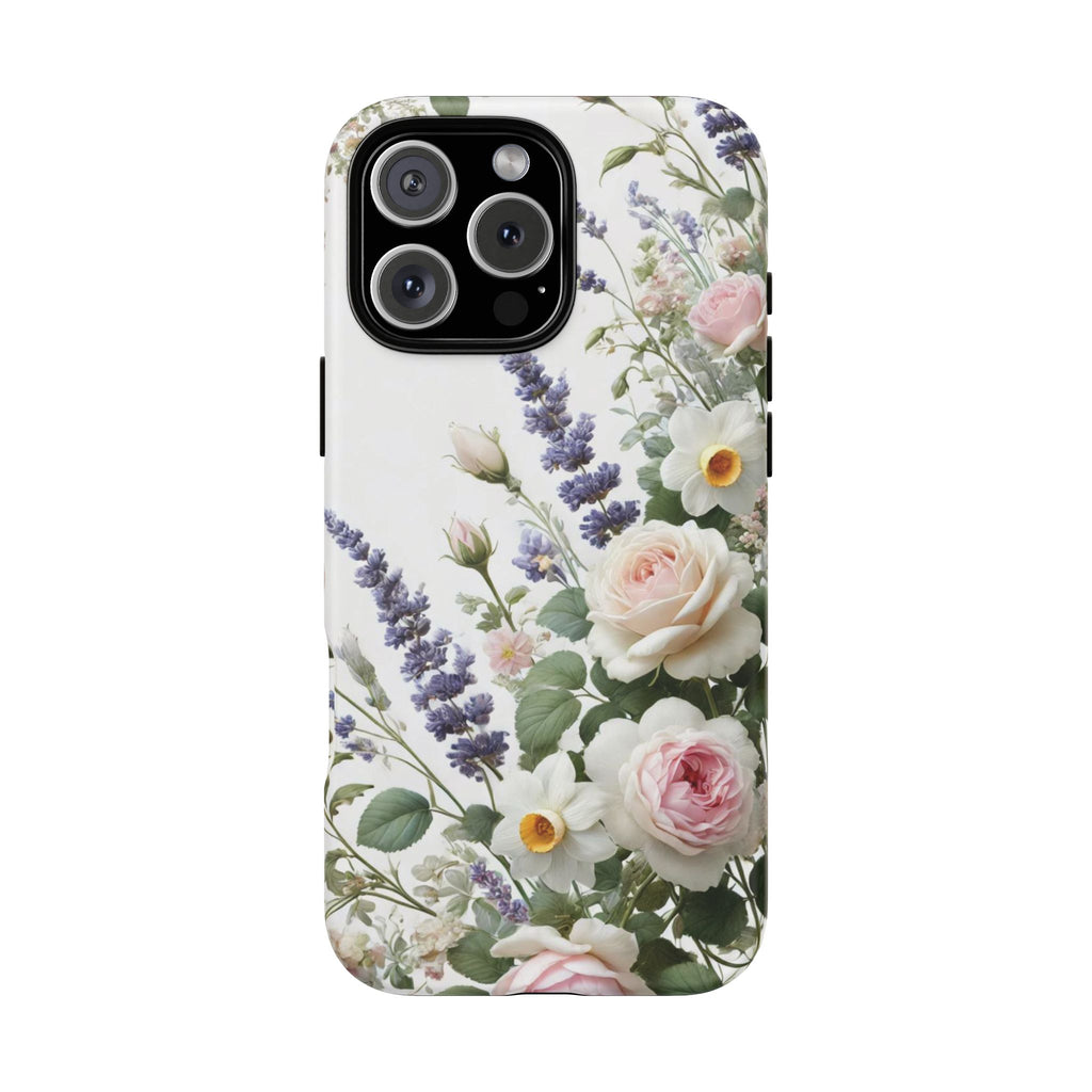 Boho Floral Fall Phone Case for iPhone 17,16  21 23 Samsung, and Pixel | Stylish Protective Cover Gift for Her Perfect for Floral Lover