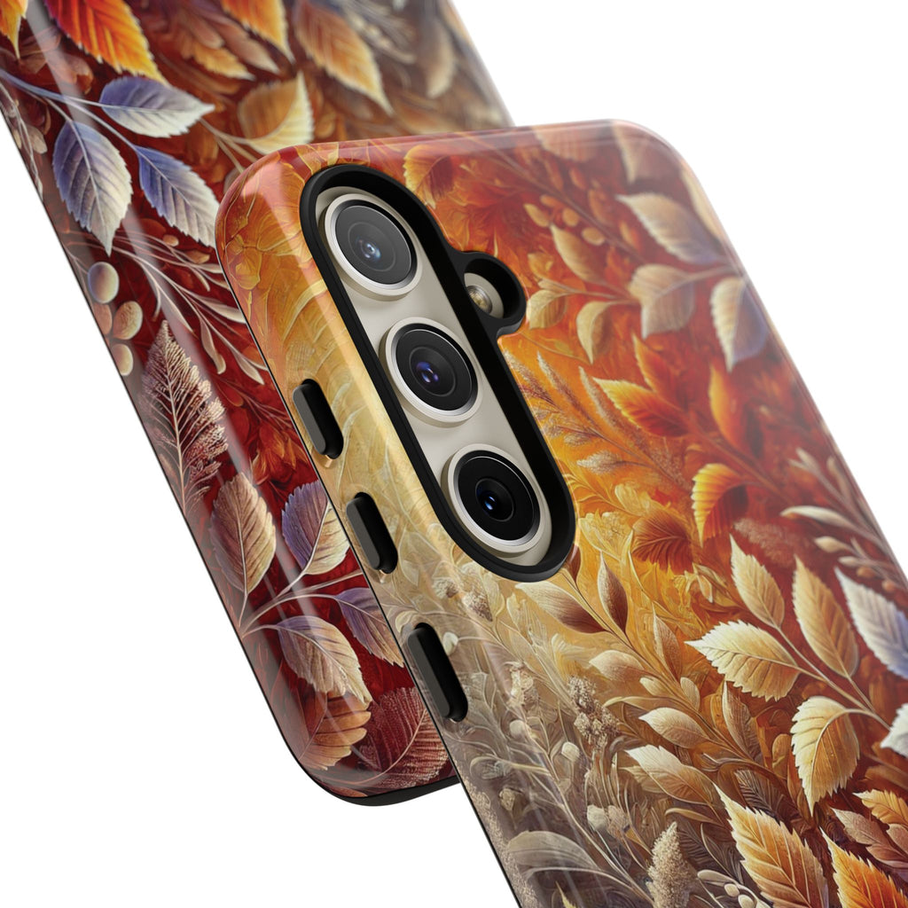 Beautiful Colorful Leaves Phone Case Vibrant Autumn Design for iPhone & Samsung, Durable Protection with Eye Catching Style, Perfect for Nature Lovers & Seasonal Charm Gift for Her