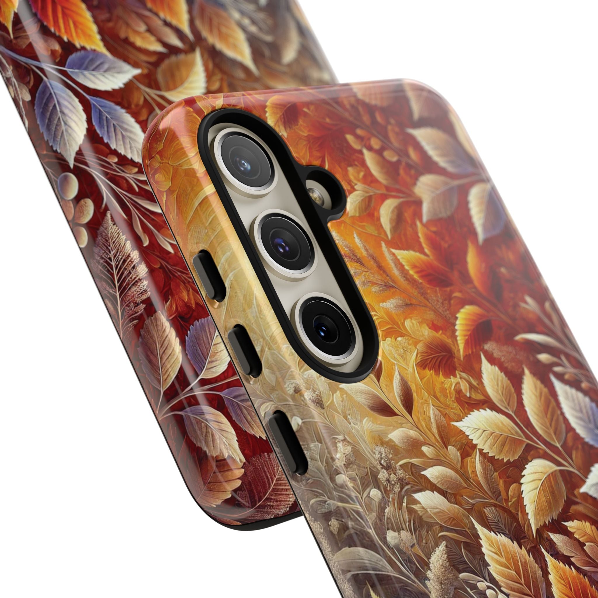 Beautiful Colorful Leaves Phone Case Vibrant Autumn Design for iPhone & Samsung, Durable Protection with Eye Catching Style, Perfect for Nature Lovers & Seasonal Charm Gift for Her