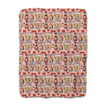 Couverture polaire Sherpa Douillette Couverture polaire Sherpa Kawaii avec motif adorable Sushi et Nouilles, parfaite pour se blottir, offrir en cadeau ou ajouter une touche mignonne à votre décoration intérieure.