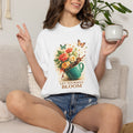 Let Yourself Bloom T-Shirt — Floral Watering Can Graphic Tee