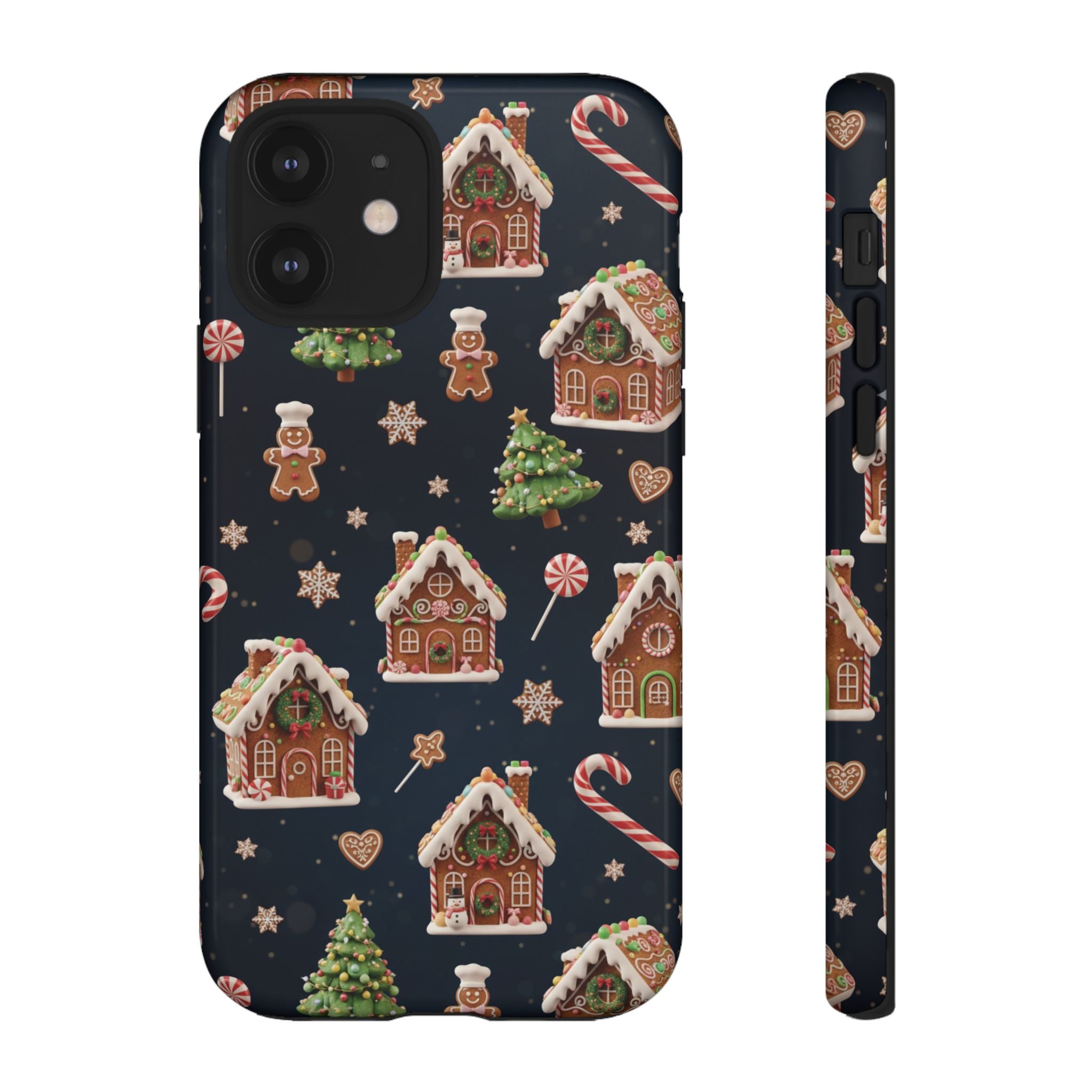 3D Gingerbread House Christmas Phone Case | Premium Holiday Gift Cover for iPhone 17, iPhone, and Samsung Galaxy Gift for Her or Him
