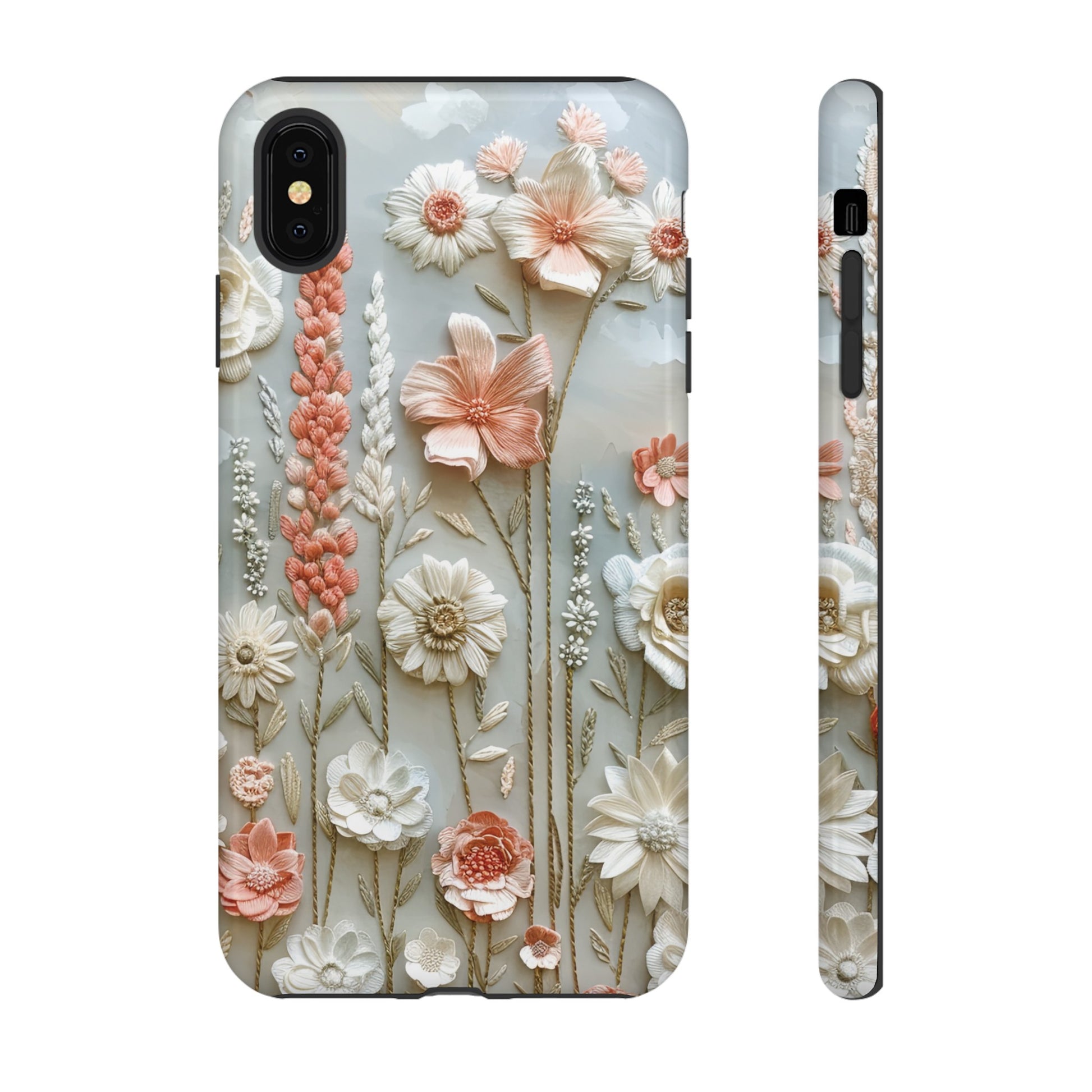 Pastel Wildflowers Protective Phone Case Gift for Her Phone 15, Samsung iPhone Samsung Gift for Her Case iPhone 15, Samsung iPhone Samsung Accessory Gift for Her