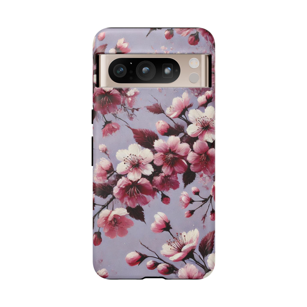 Lavender Floral Phone Case | Fall-Inspired Protective Cover for iPhone, Samsung & Pixel – Perfect Gift for Her