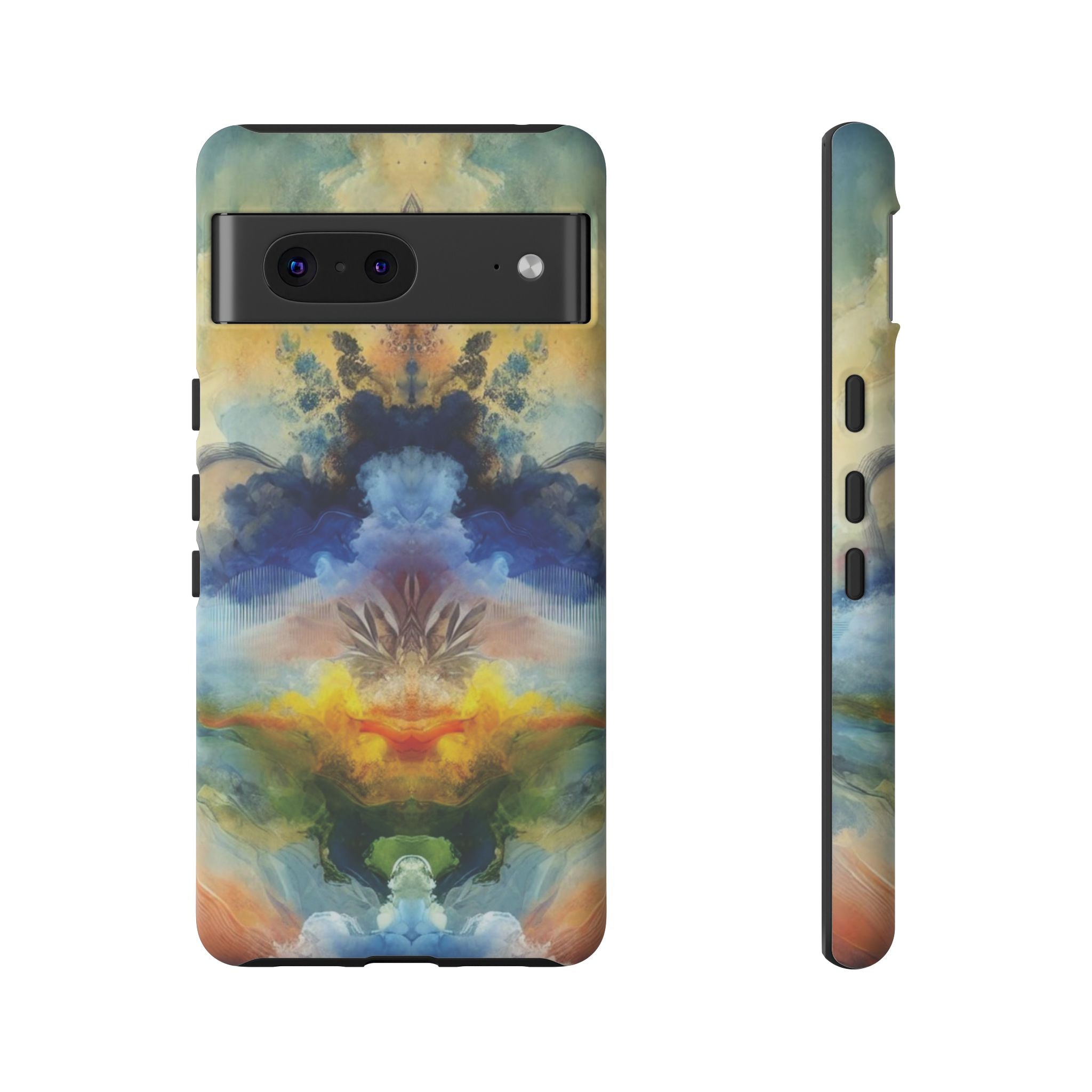Modern Watercolor Abstract Phone Case Compatible with iPhone, Samsung & More - Stylish, Durable Protection with Vibrant Artistic Design Perfect Gift for Her