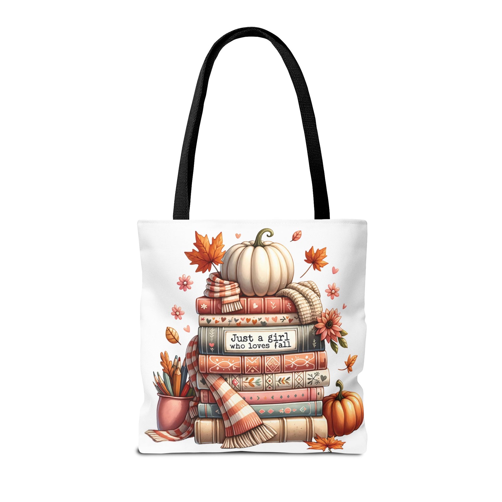 Fall Books Tote Bag - Autumn Accessory for Book Lovers - MRSBYVALLE