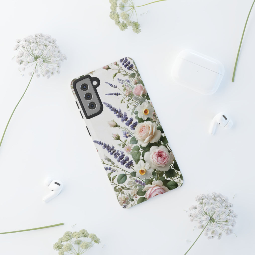 Boho Floral Fall Phone Case for iPhone 17,16  21 23 Samsung, and Pixel | Stylish Protective Cover Gift for Her Perfect for Floral Lover